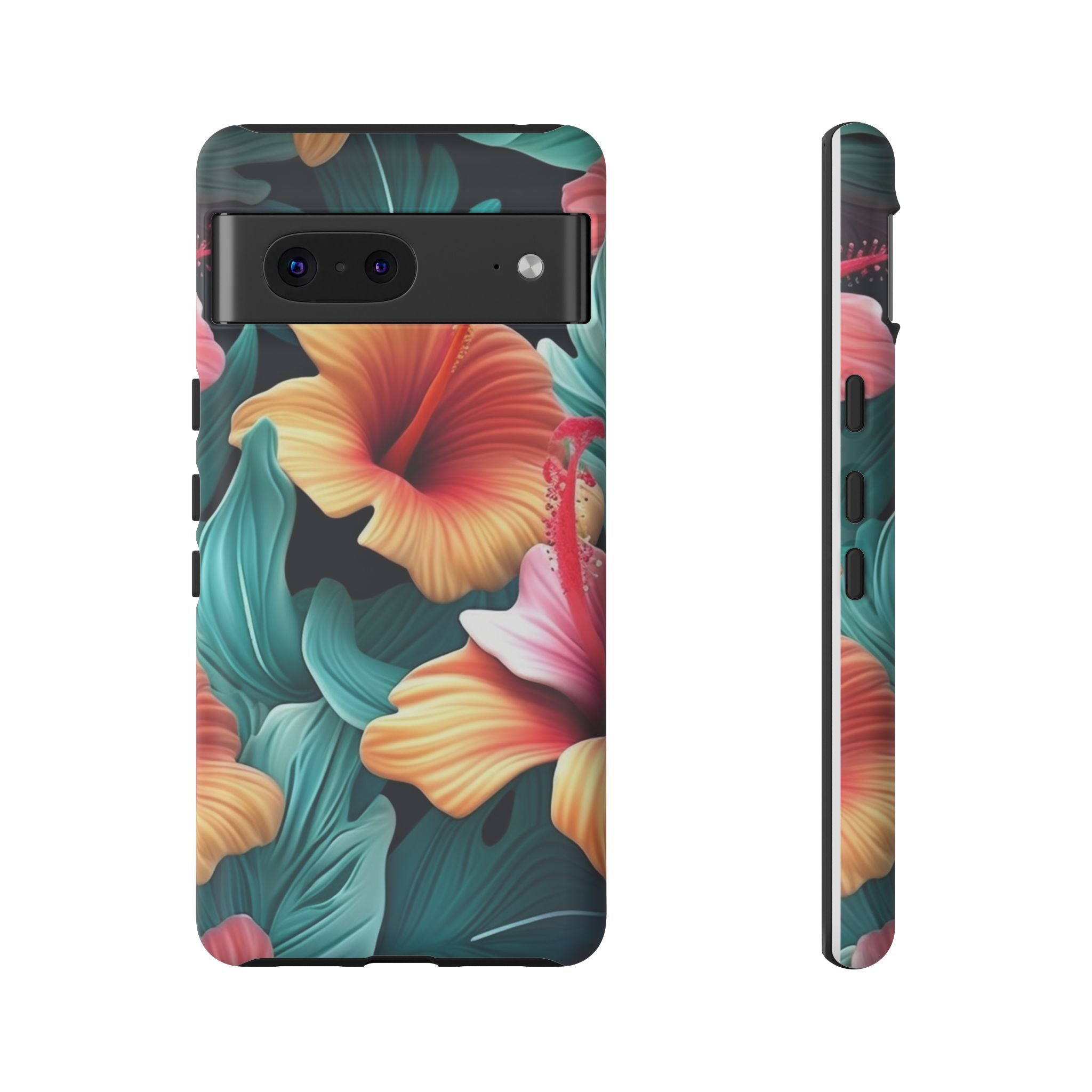 Vibrant Hibiscus Google Pixel Case (All Models)