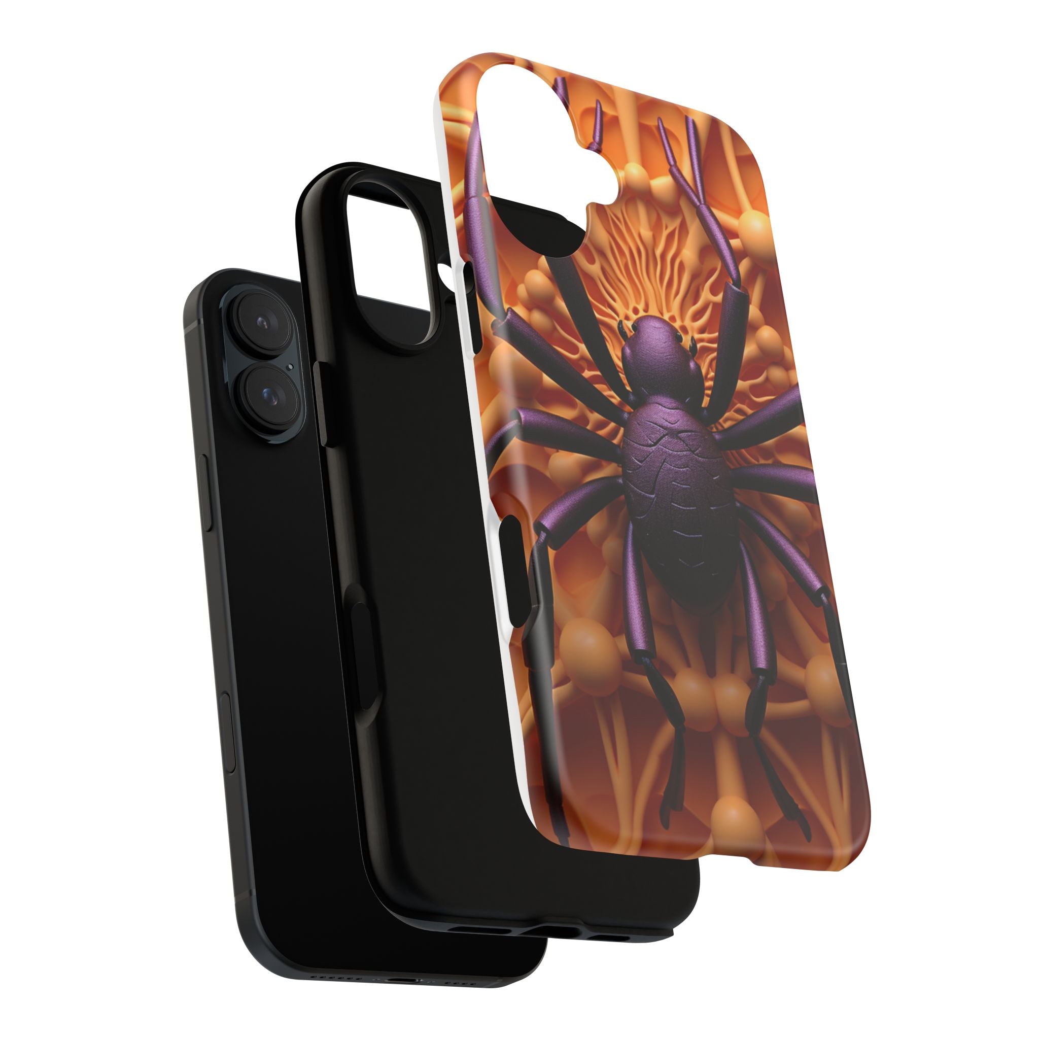 Metallic Spider Hexagon iPhone Case