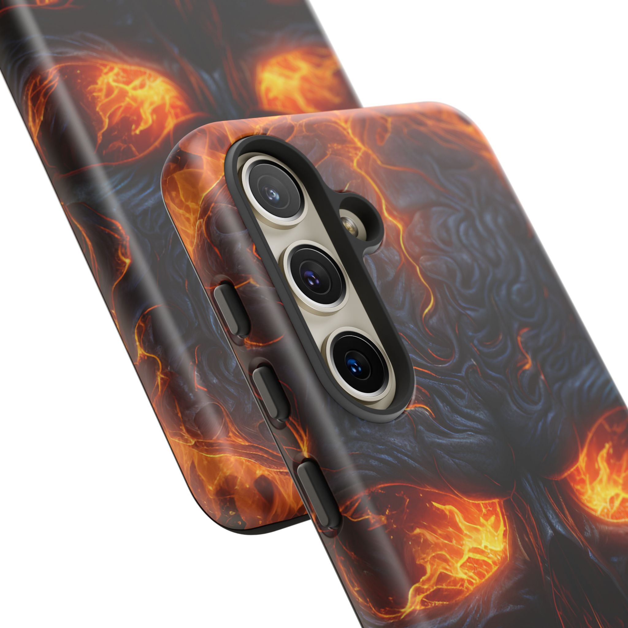 Fiery Skull Samsung Case