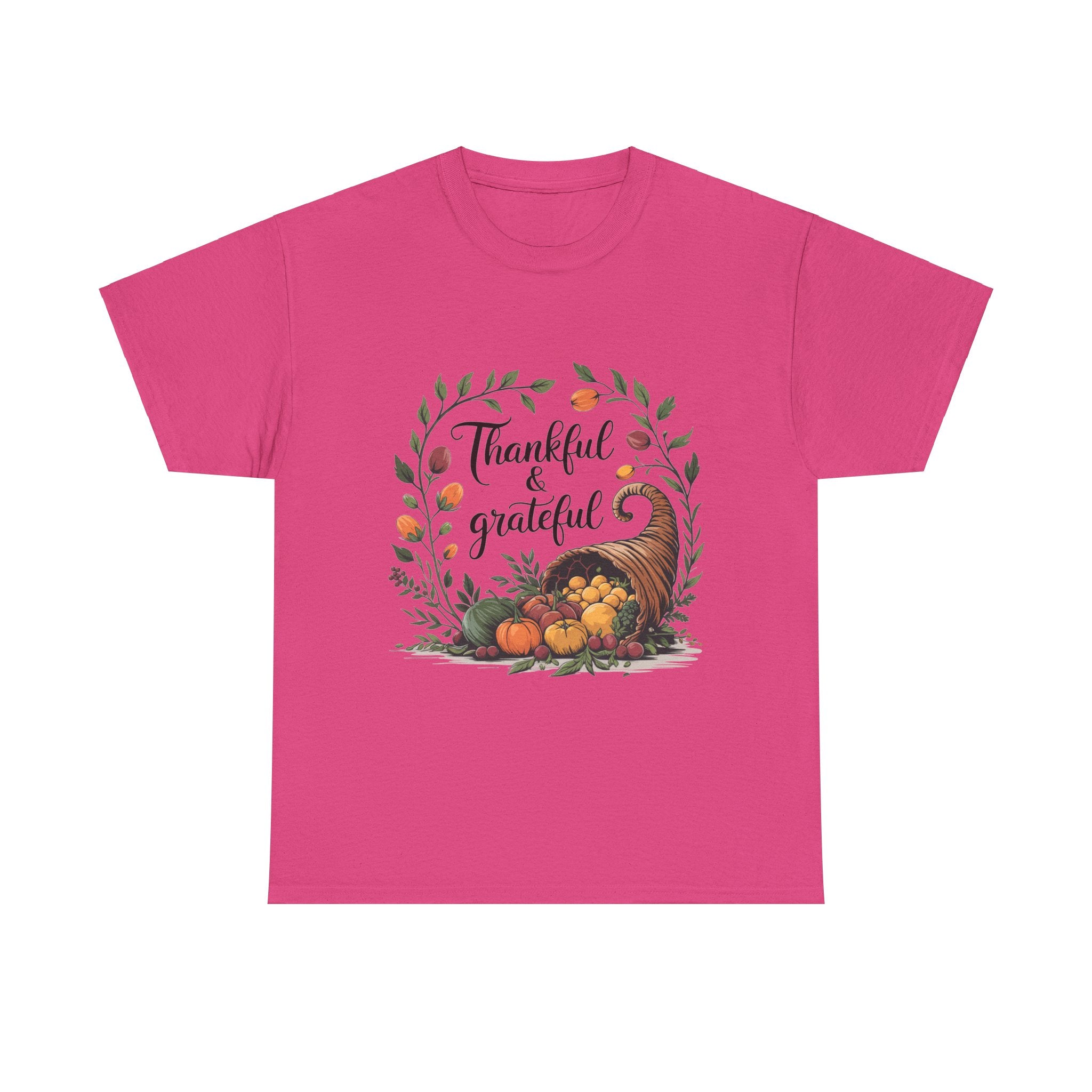 Thankful & Grateful Thanksgiving T-Shirt