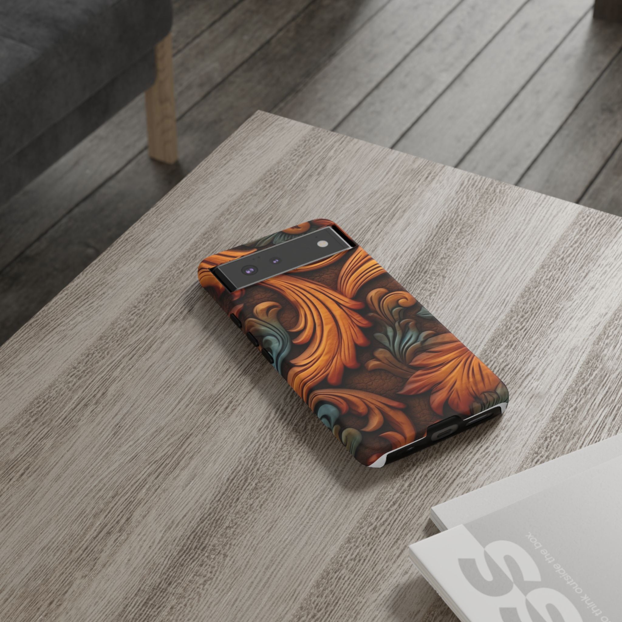 Baroque Copper Google Pixel Case (All Models) - Luxury Design