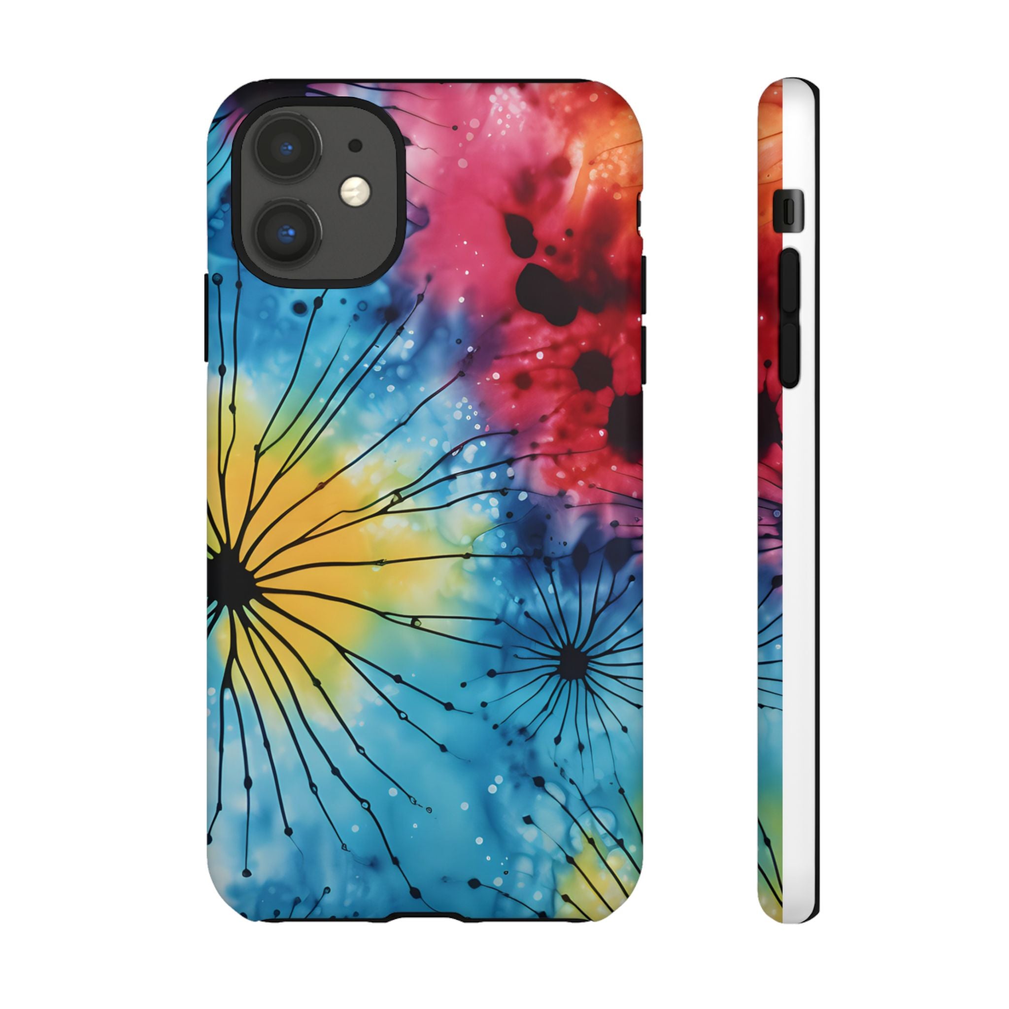 Cosmic Bloom Hexagon Stone iPhone Case