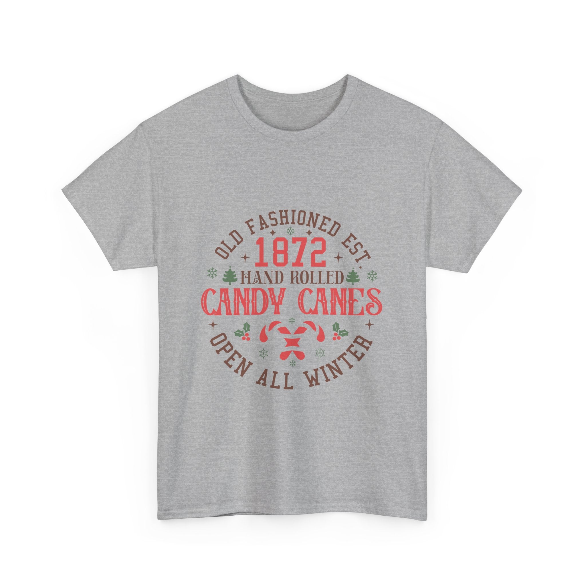 Old Fashioned Candy Canes 1872 Xmas Tee