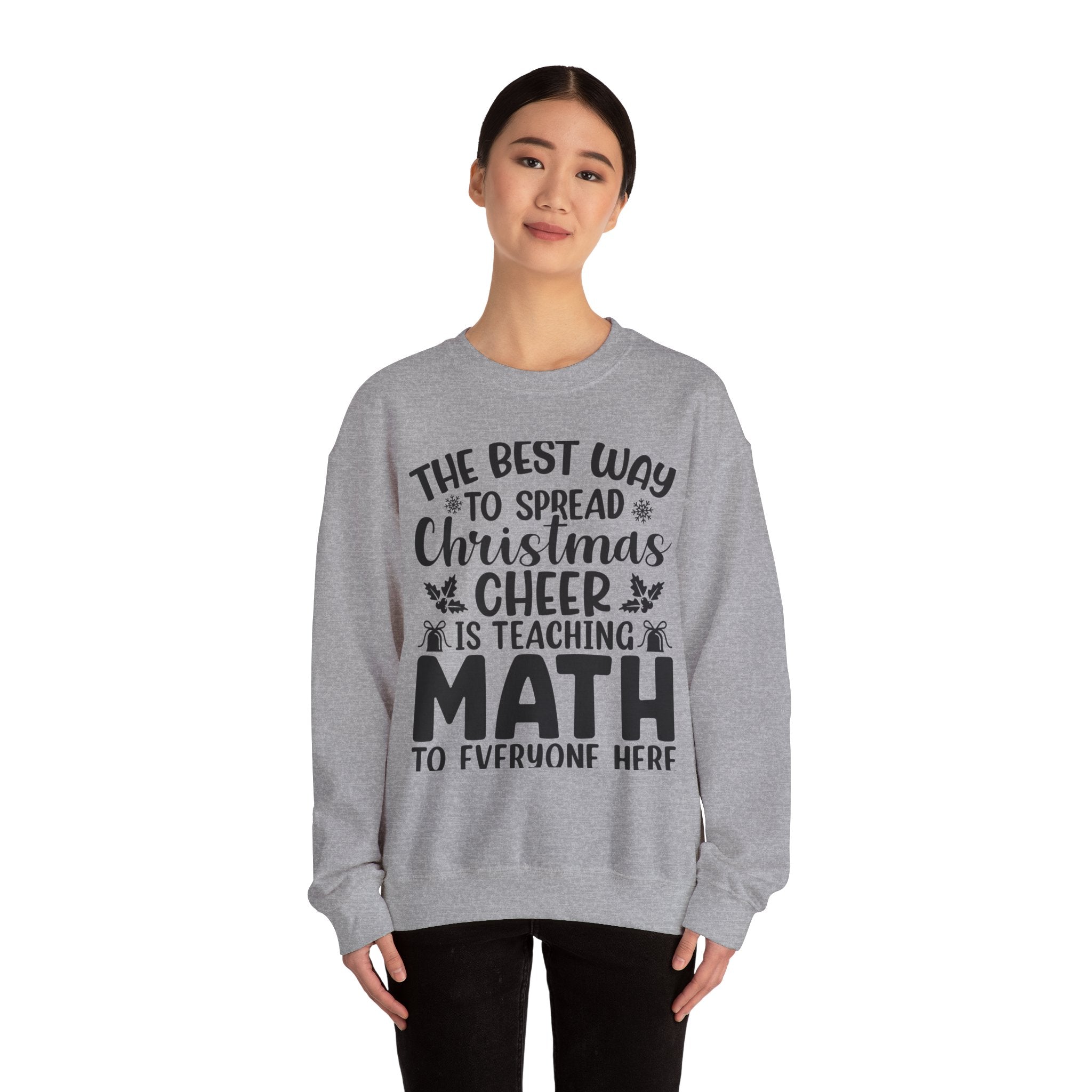 Math Teacher Christmas Cheer Sweatshirt