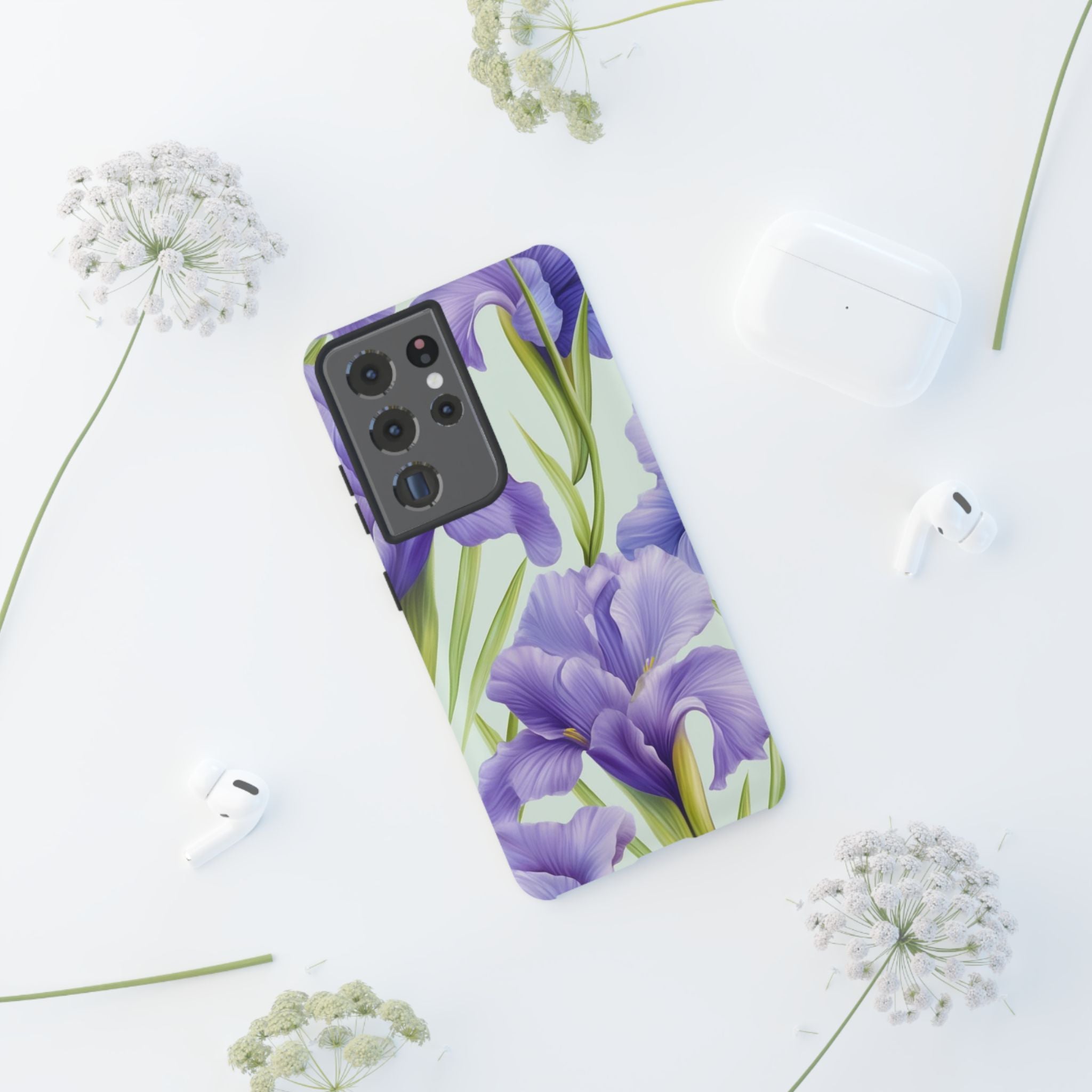 Elegant Purple Iris Samsung Phone Case