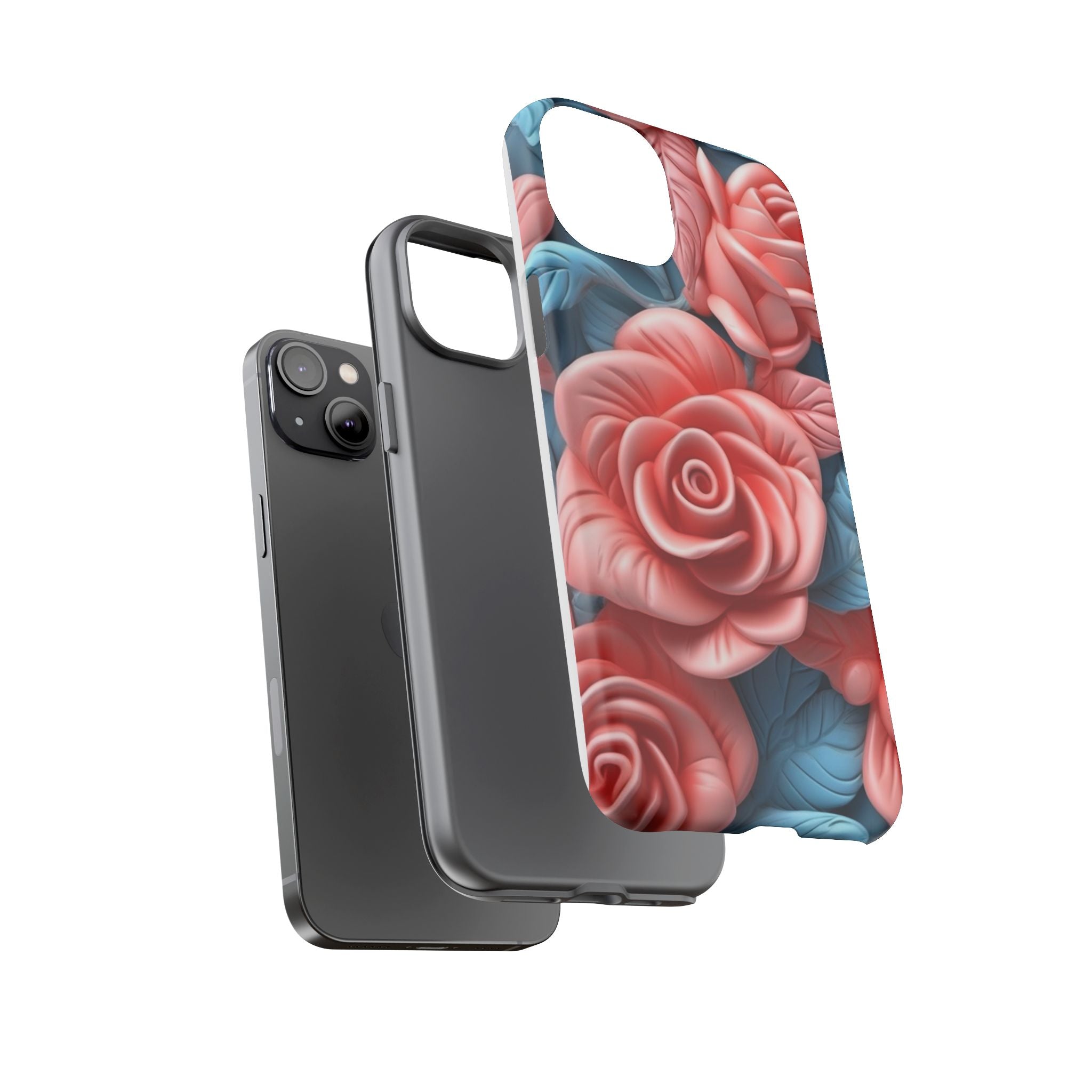 Stylized Floral iPhone Case - Hexagon Stone