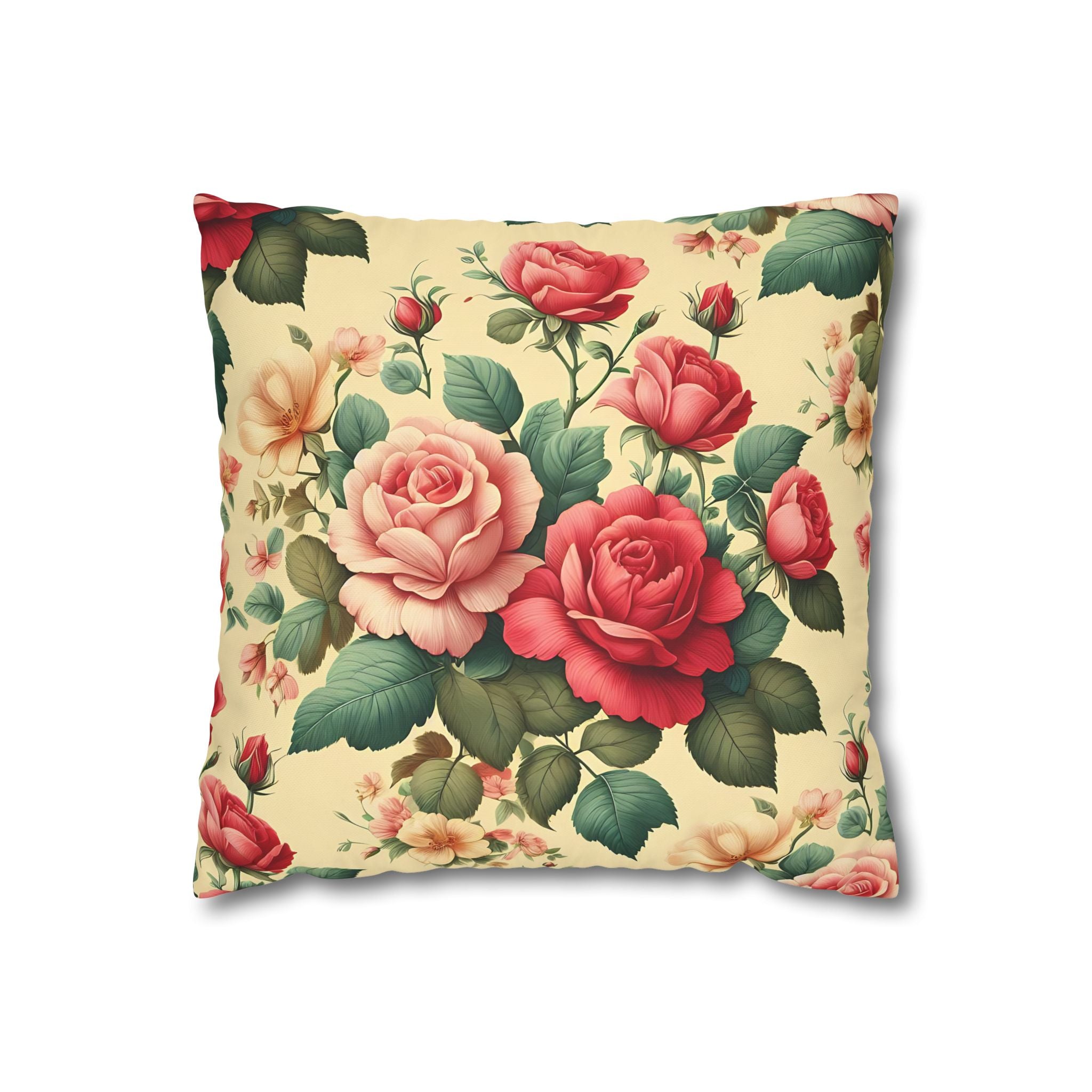 Vintage Rose Pillowcase - Floral Print