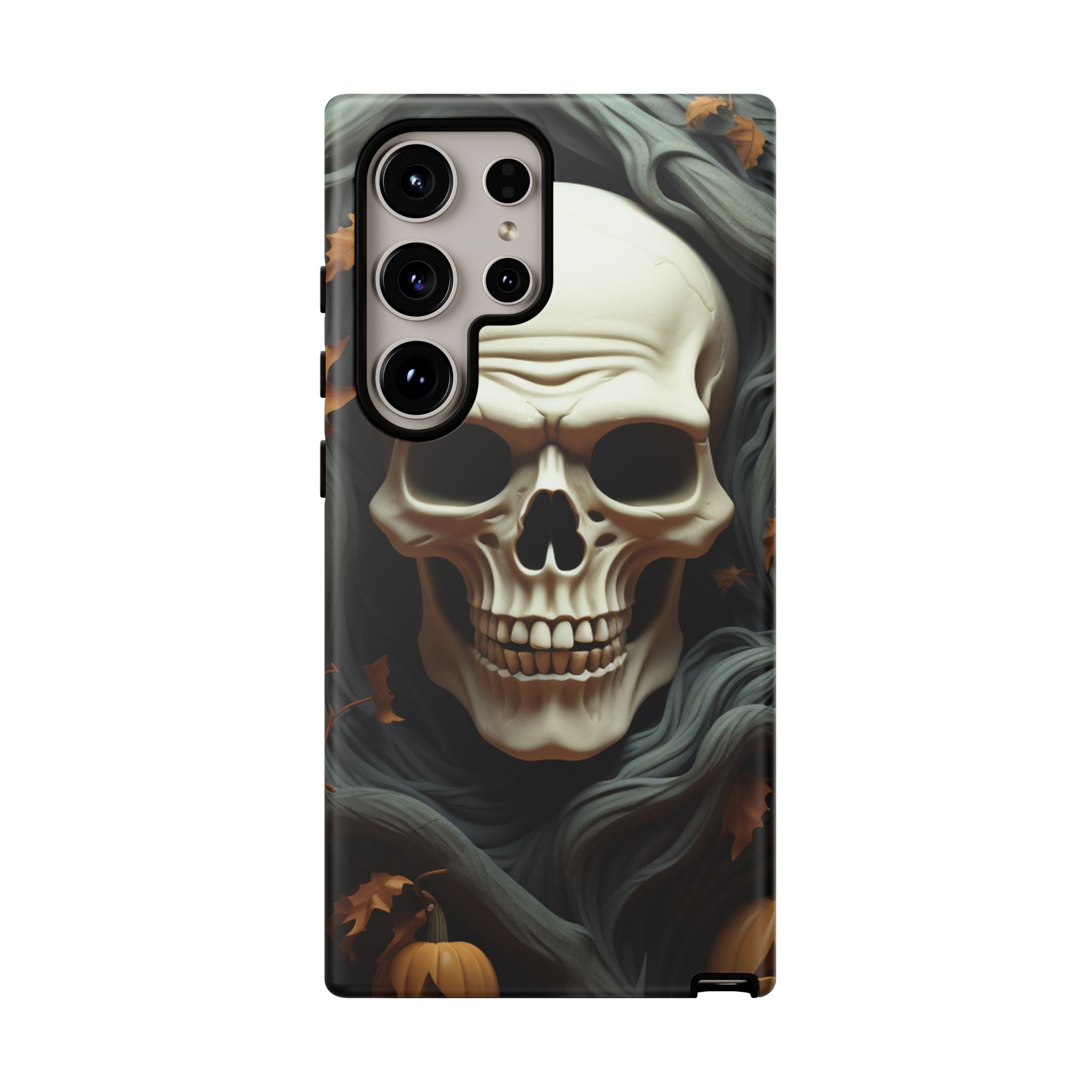 Spooky Skull Samsung Case: Halloween Edition