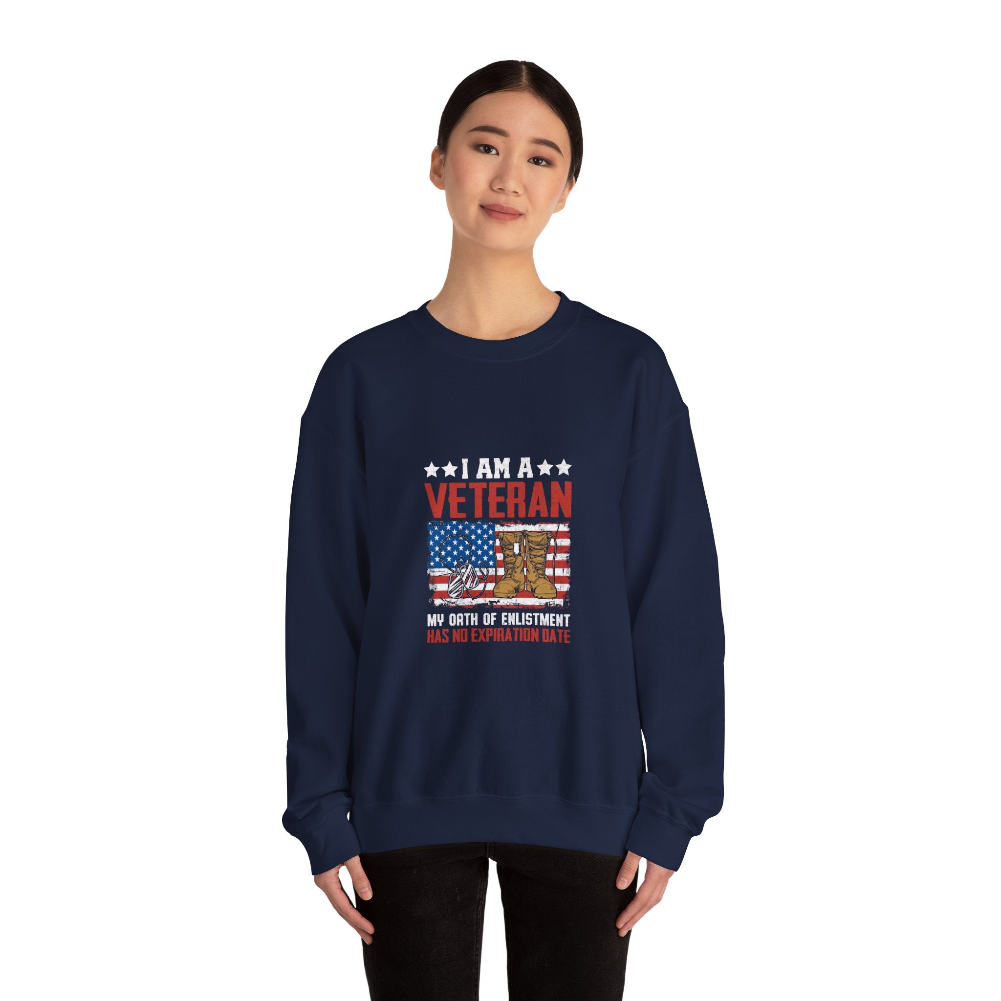 Veteran Sweatshirt: Oath Never Expires