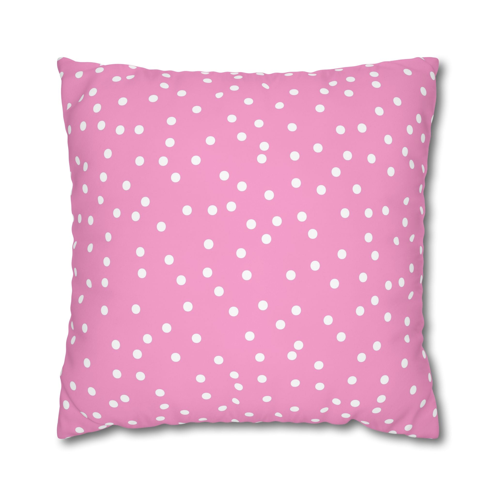 Pink Polka Dot Pillowcase - Sweet Dreams