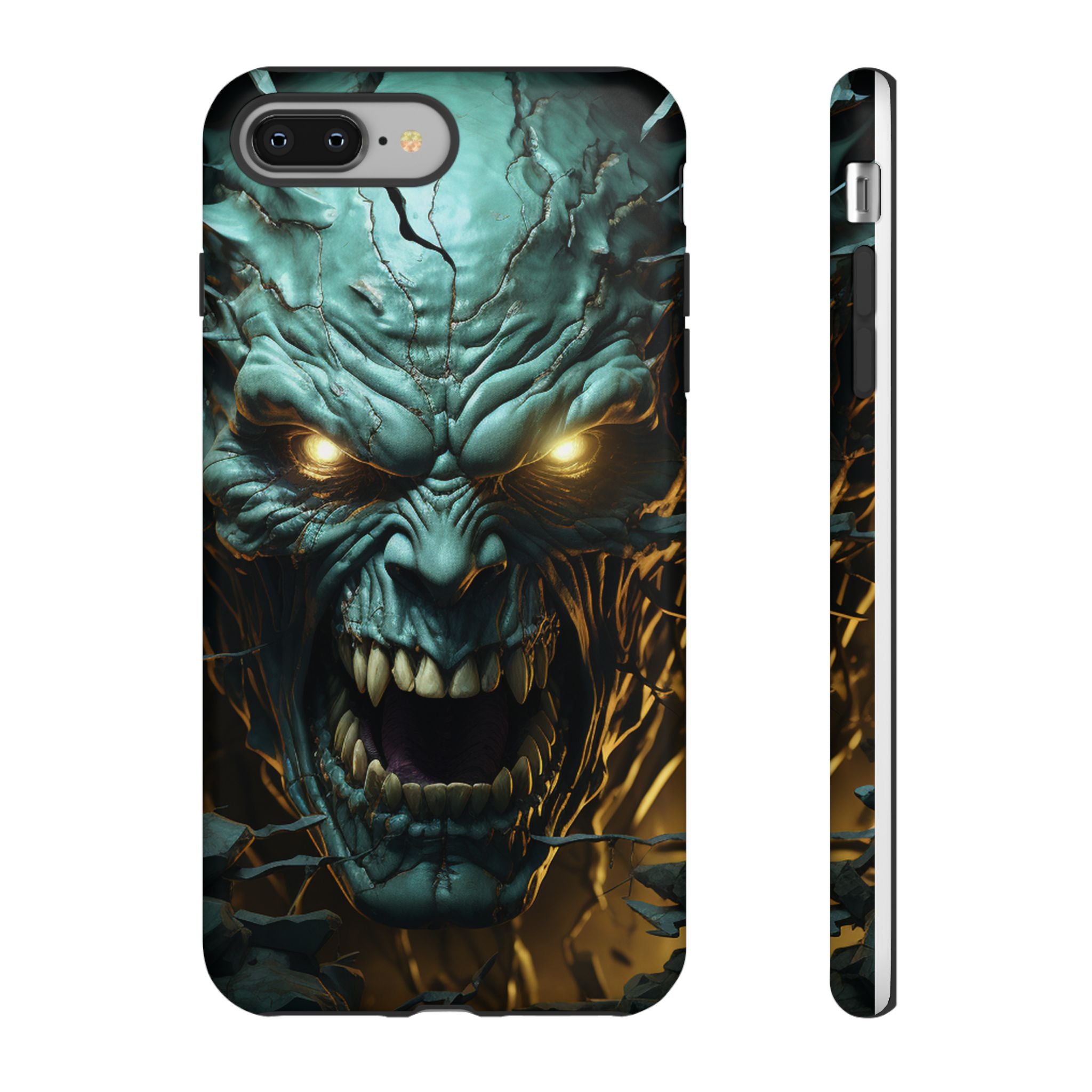 Monstrous Roar Hexagon Stone iPhone Case