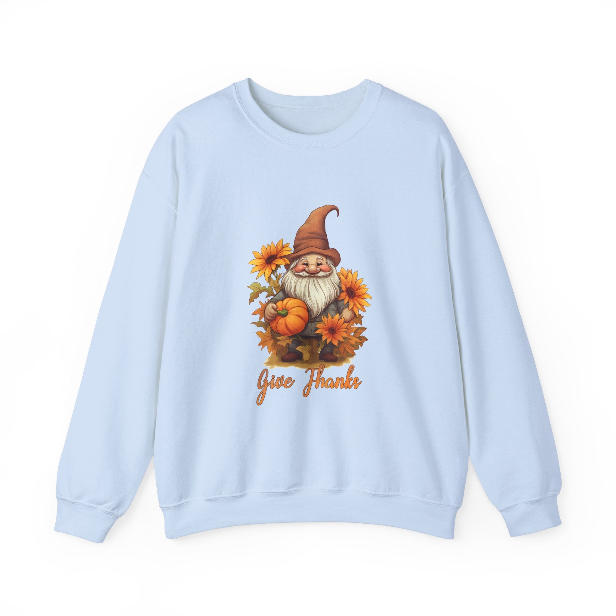 Gnome Give Thanks Thanksgiving Sweatshirt