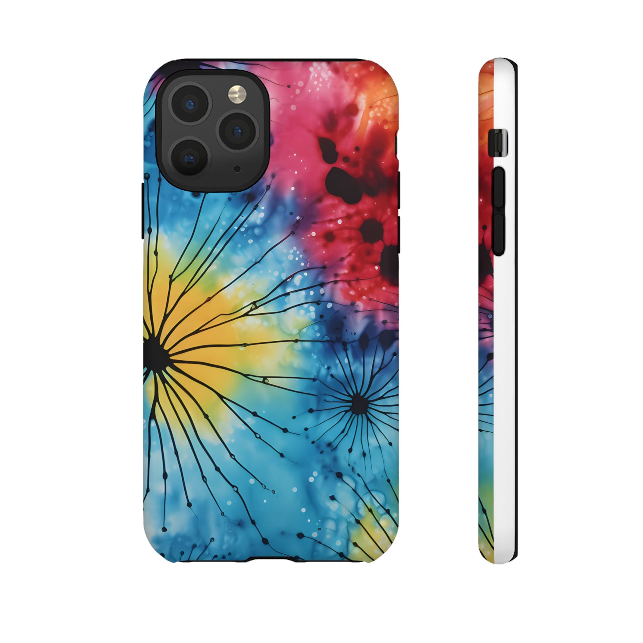 Cosmic Bloom Hexagon Stone iPhone Case