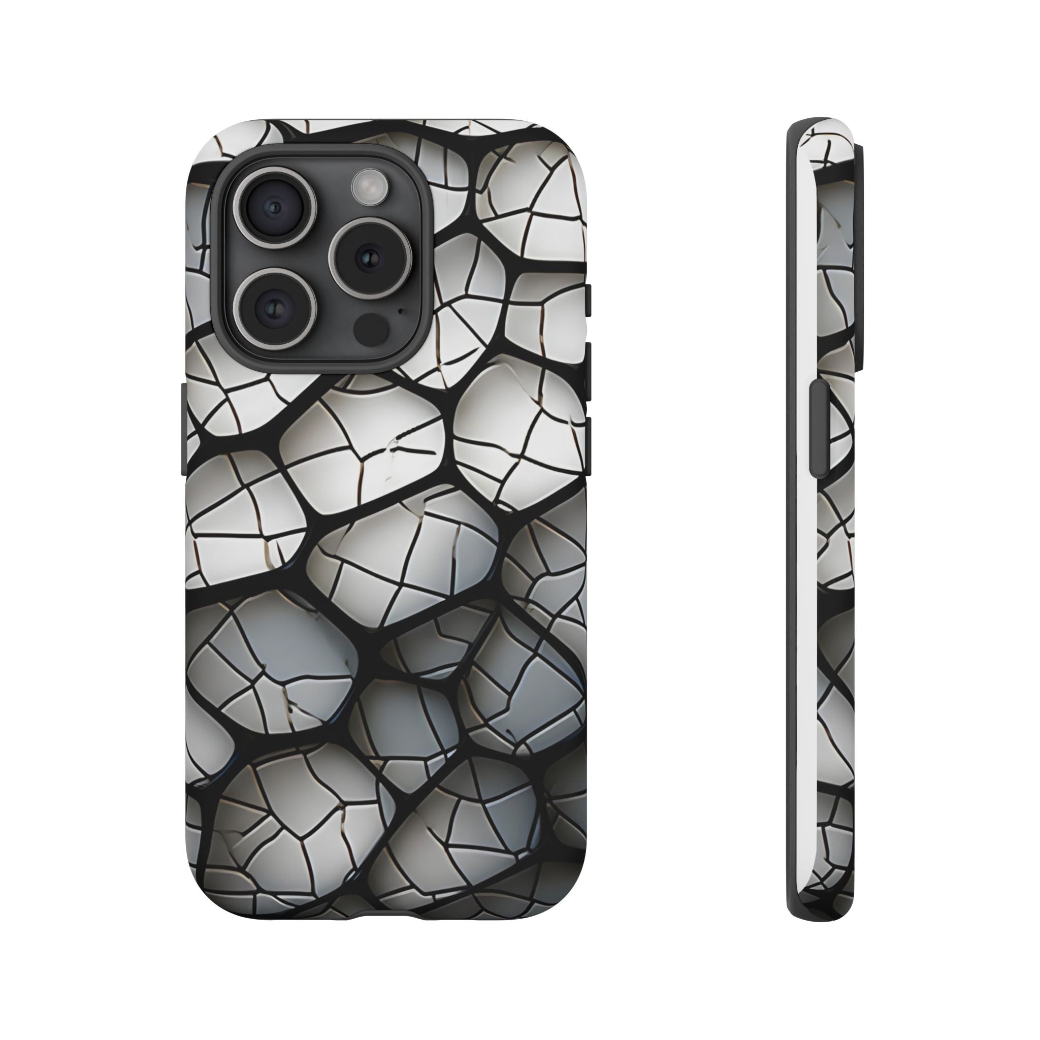 Abstract Mosaic iPhone Case - Textured & Chic