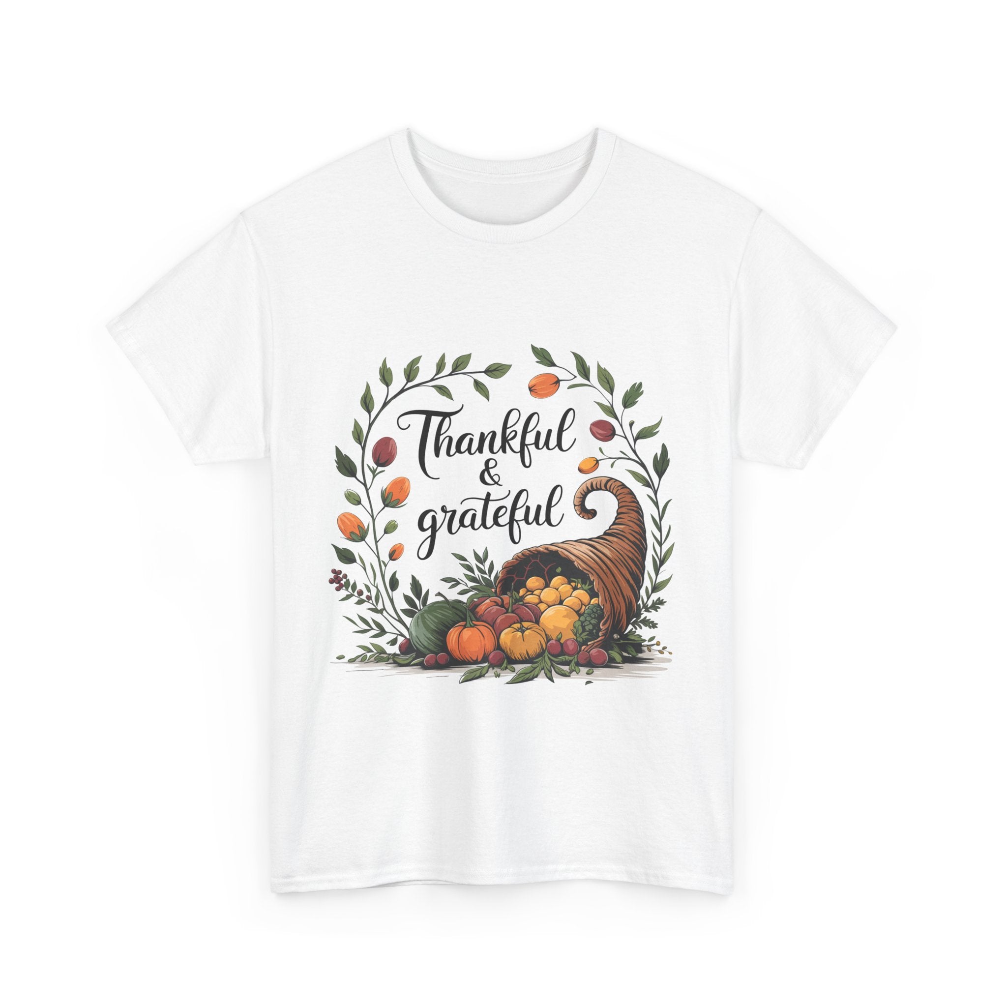 Thankful & Grateful Thanksgiving T-Shirt