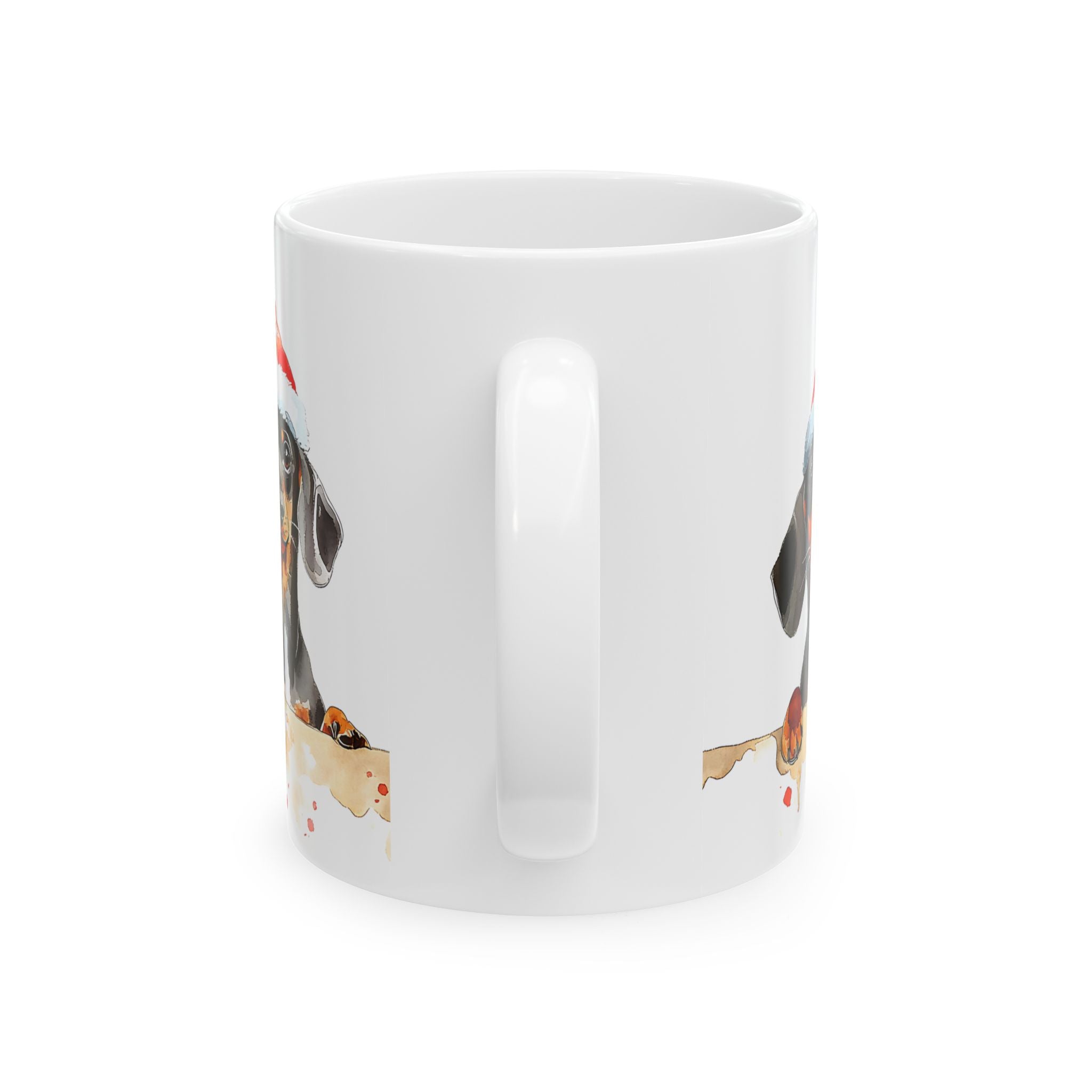 Dachshund Santa Mug: Holiday Cheer