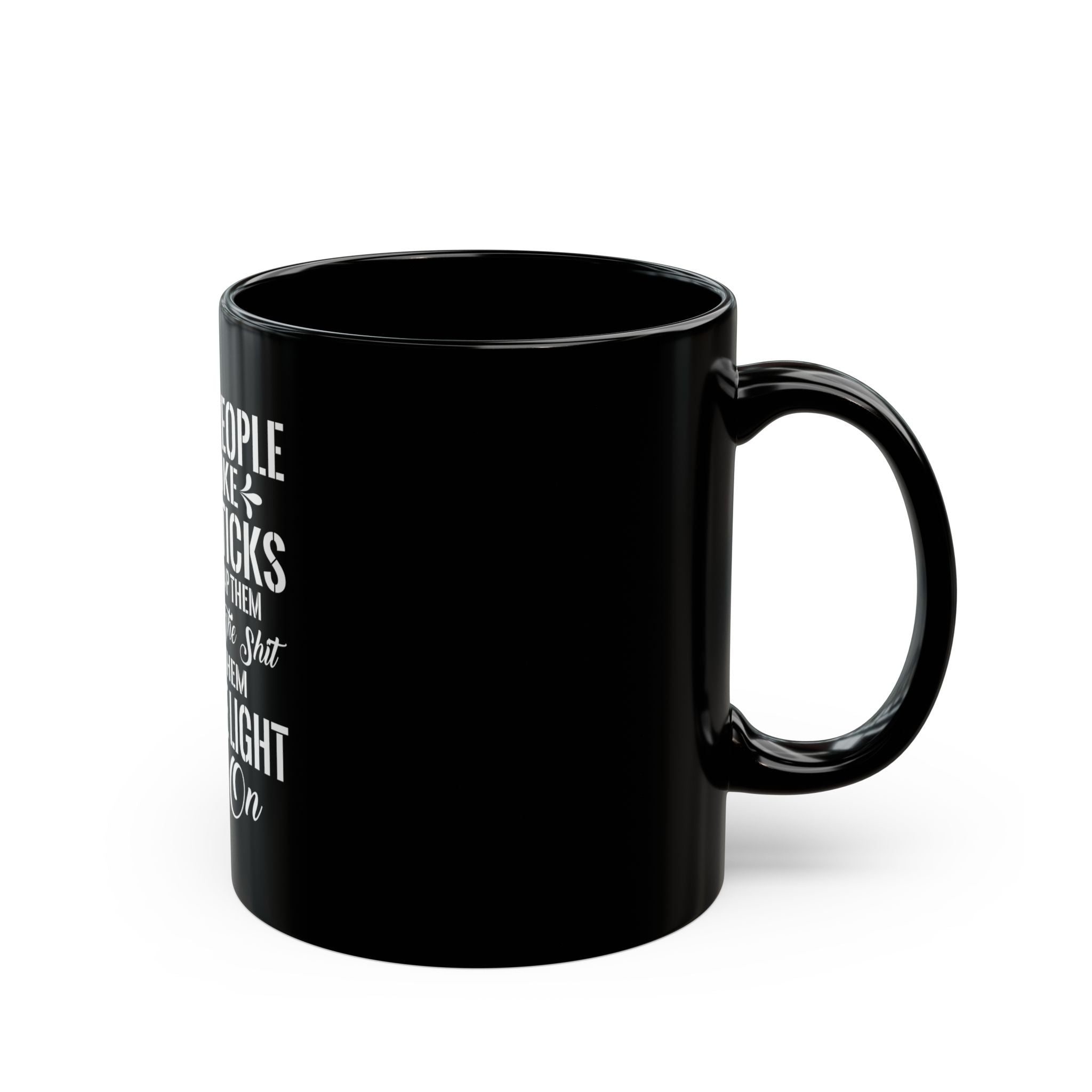 Funny Mug: Stupid People Glow Stick