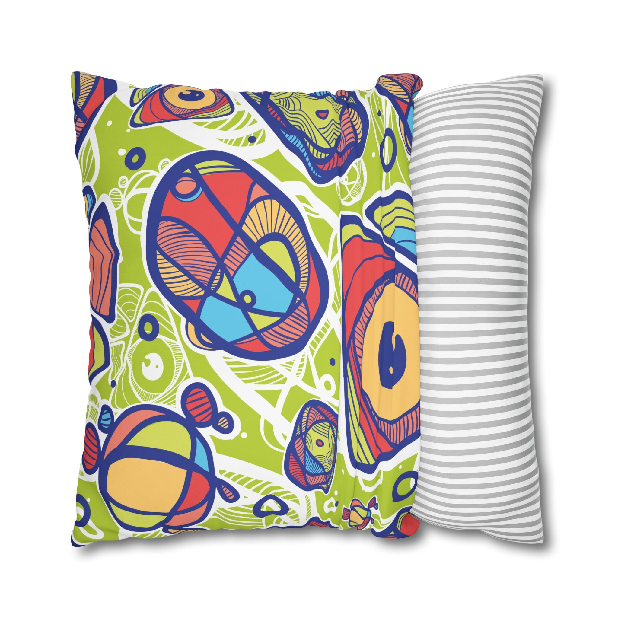 Psychedelic Geo Pillowcase - Vivid Dreams