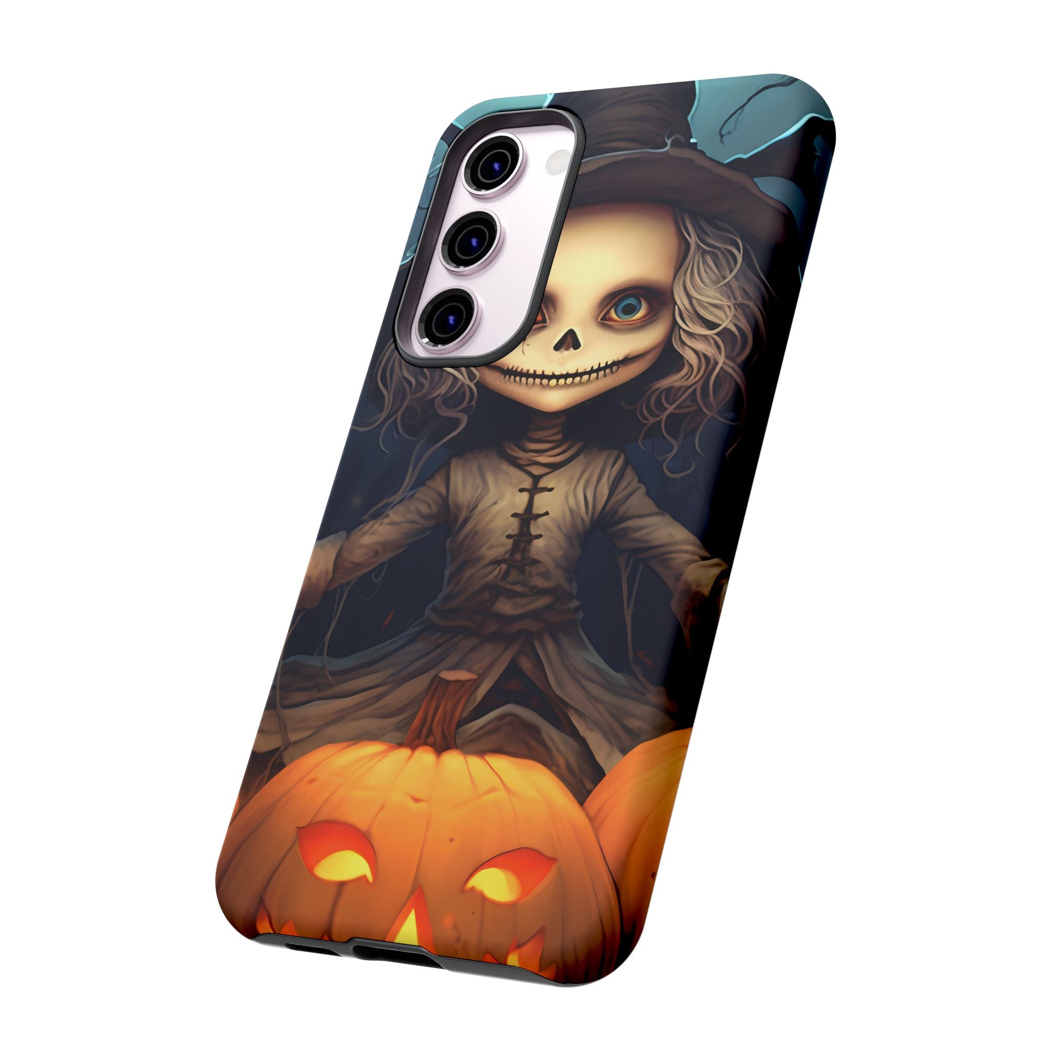 Spooky Skull Girl Halloween Samsung Case