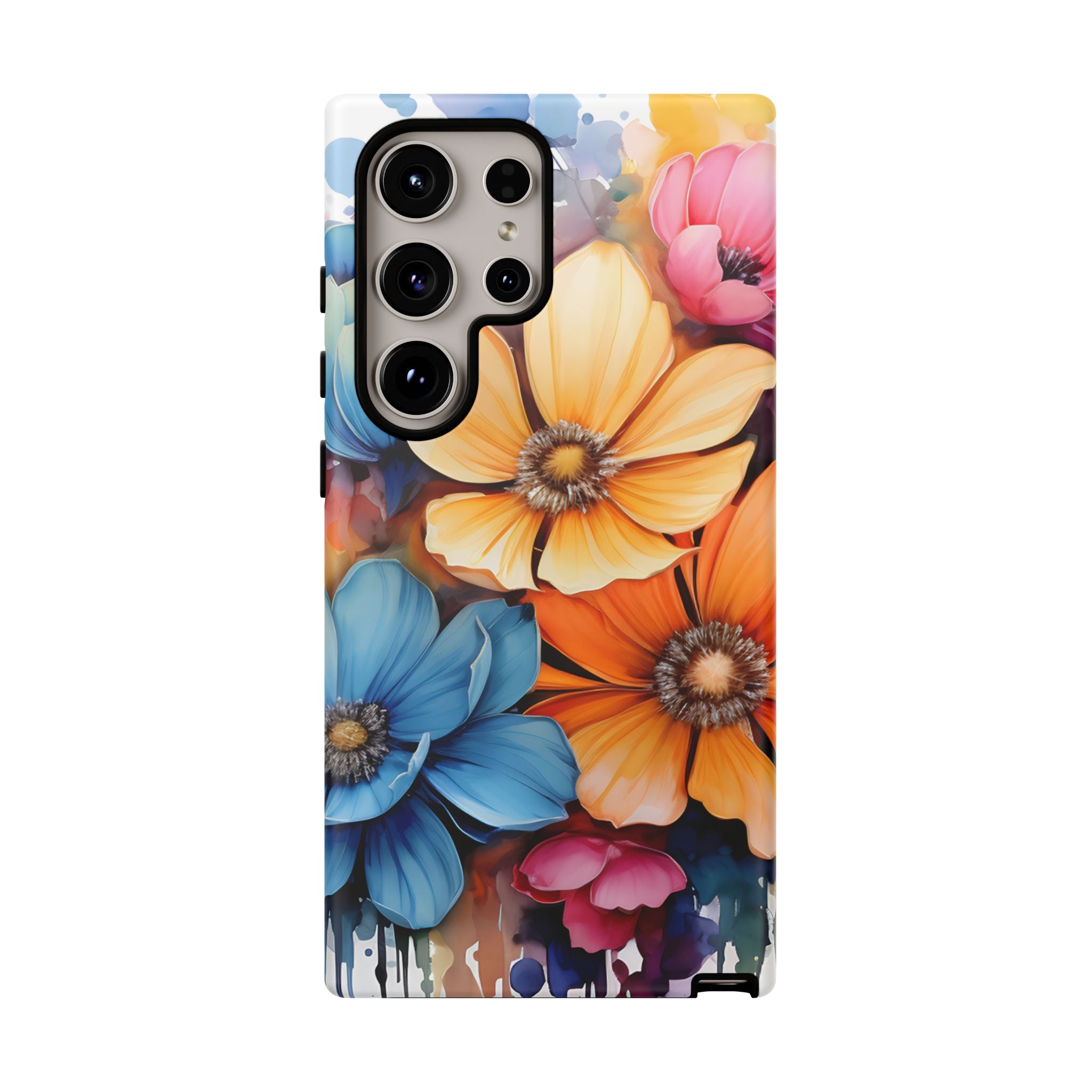 Vibrant Floral Watercolor Samsung Case