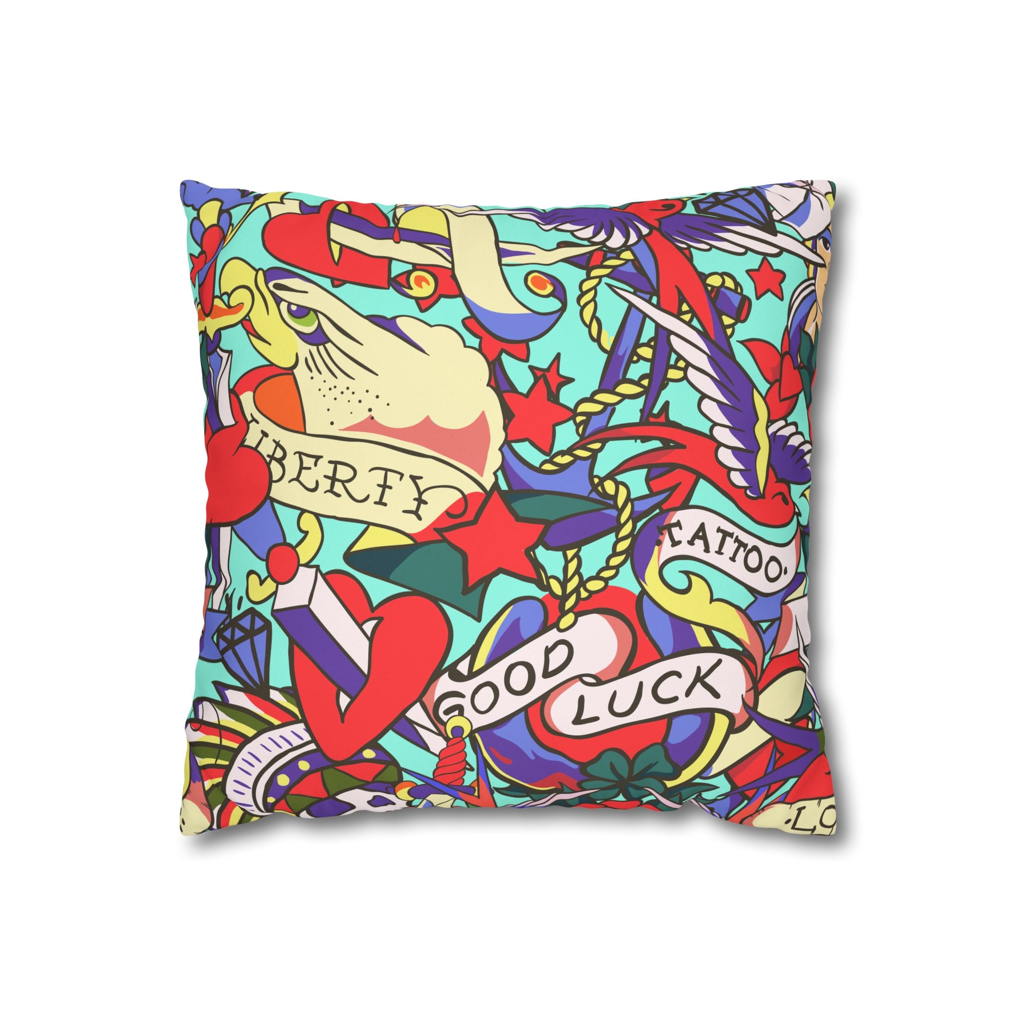 Vintage Tattoo Flash Pillowcase