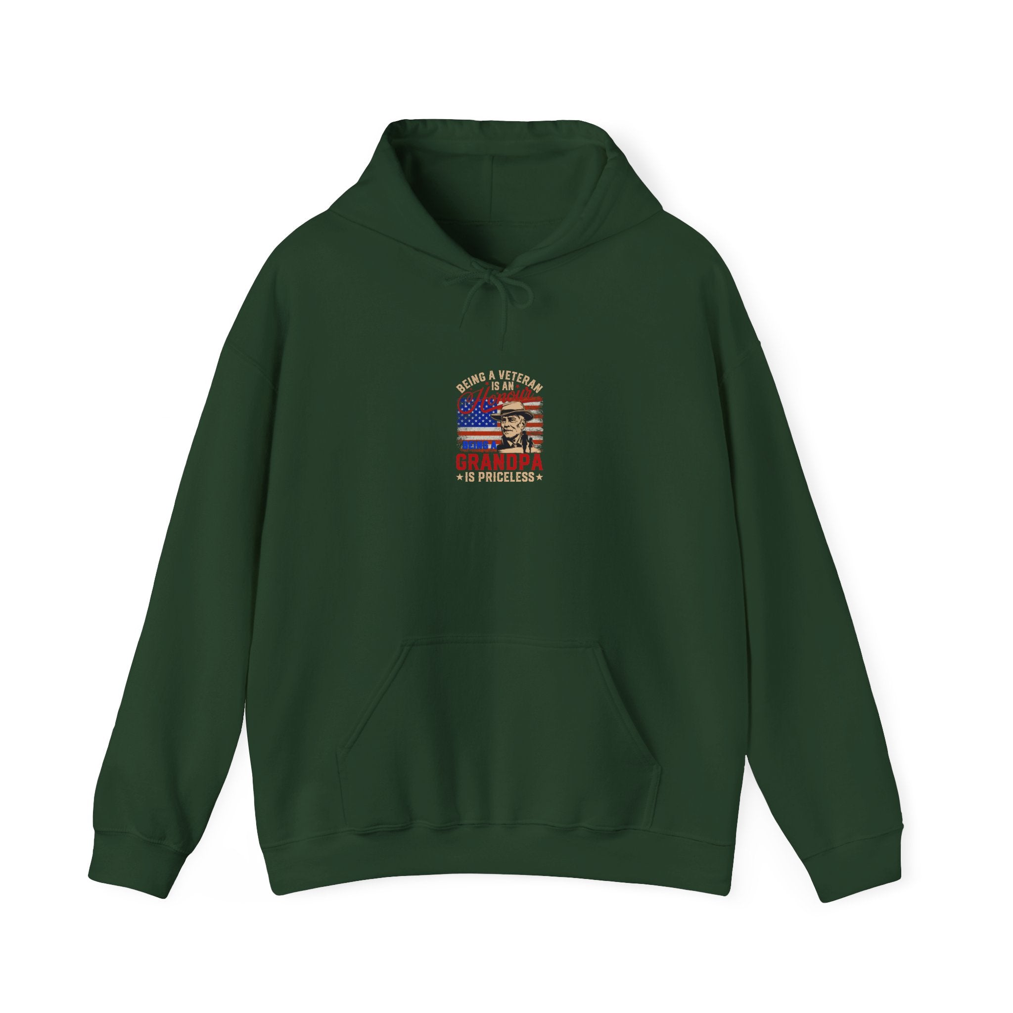 Veteran Grandpa Hoodie: Honour & Pride