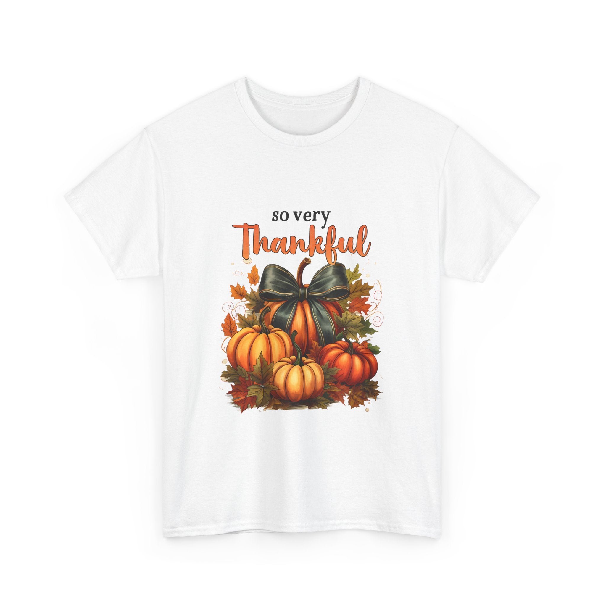 So Very Thankful Pumpkin Thanksgiving Tee