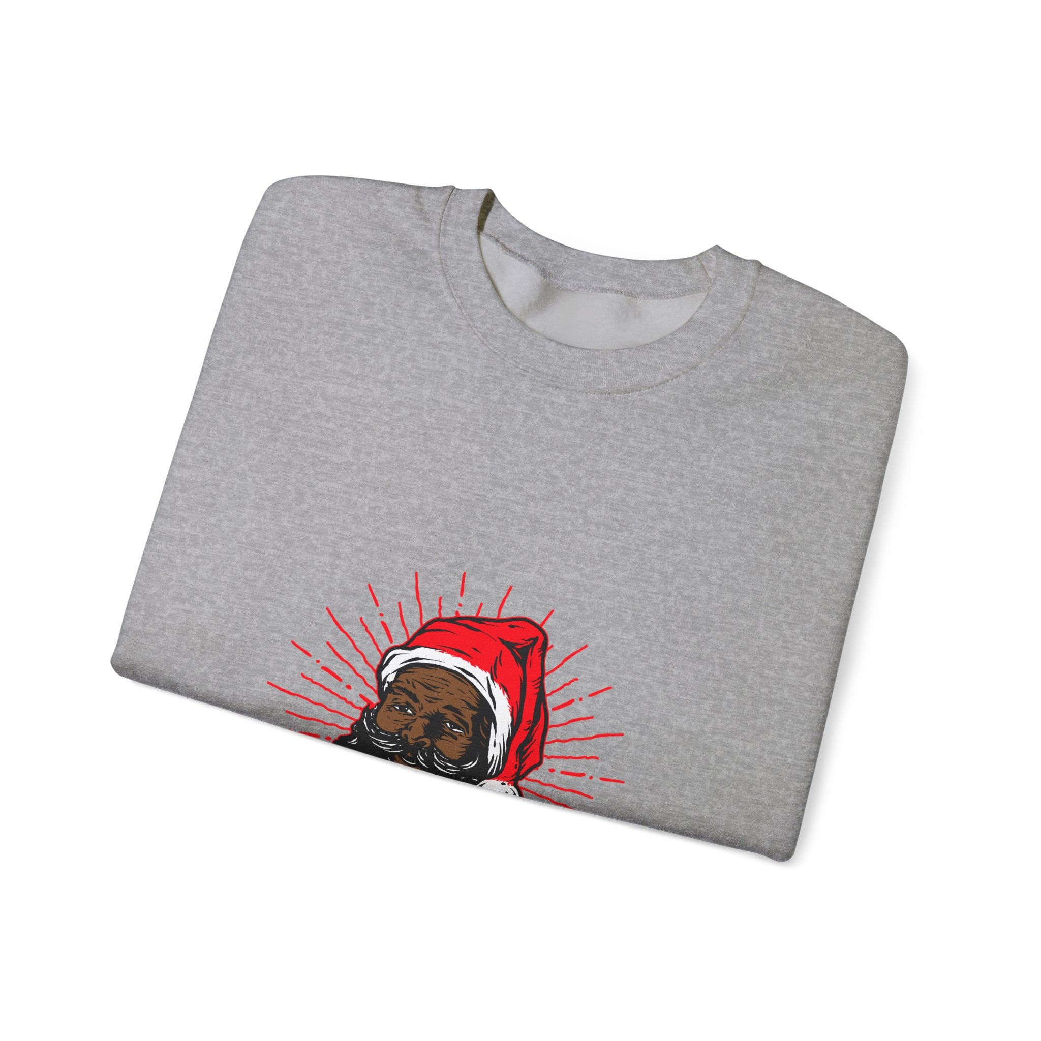 Black Santa Christmas Sweatshirt