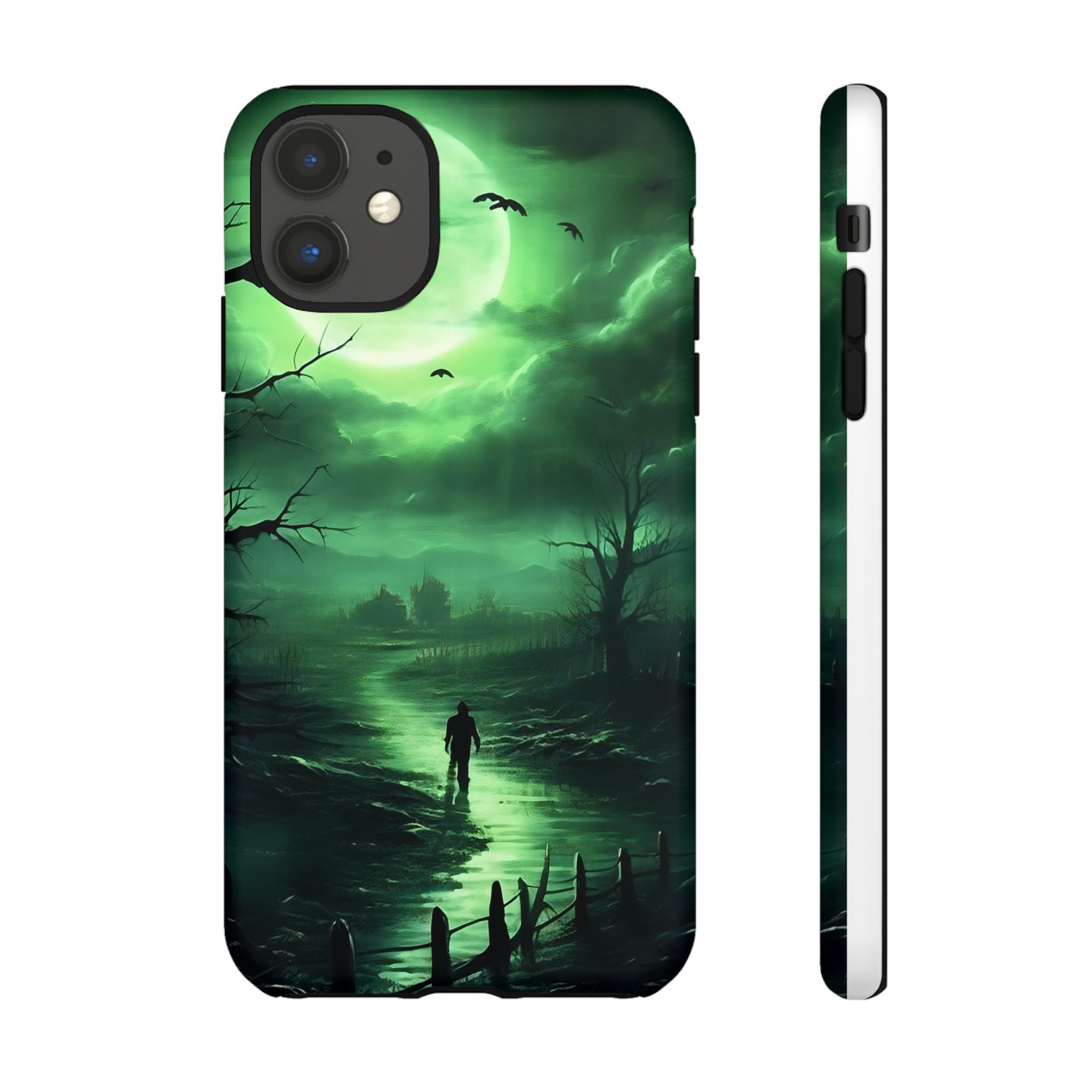 Swamp Moon Gothic iPhone Case - Hexagon Stone