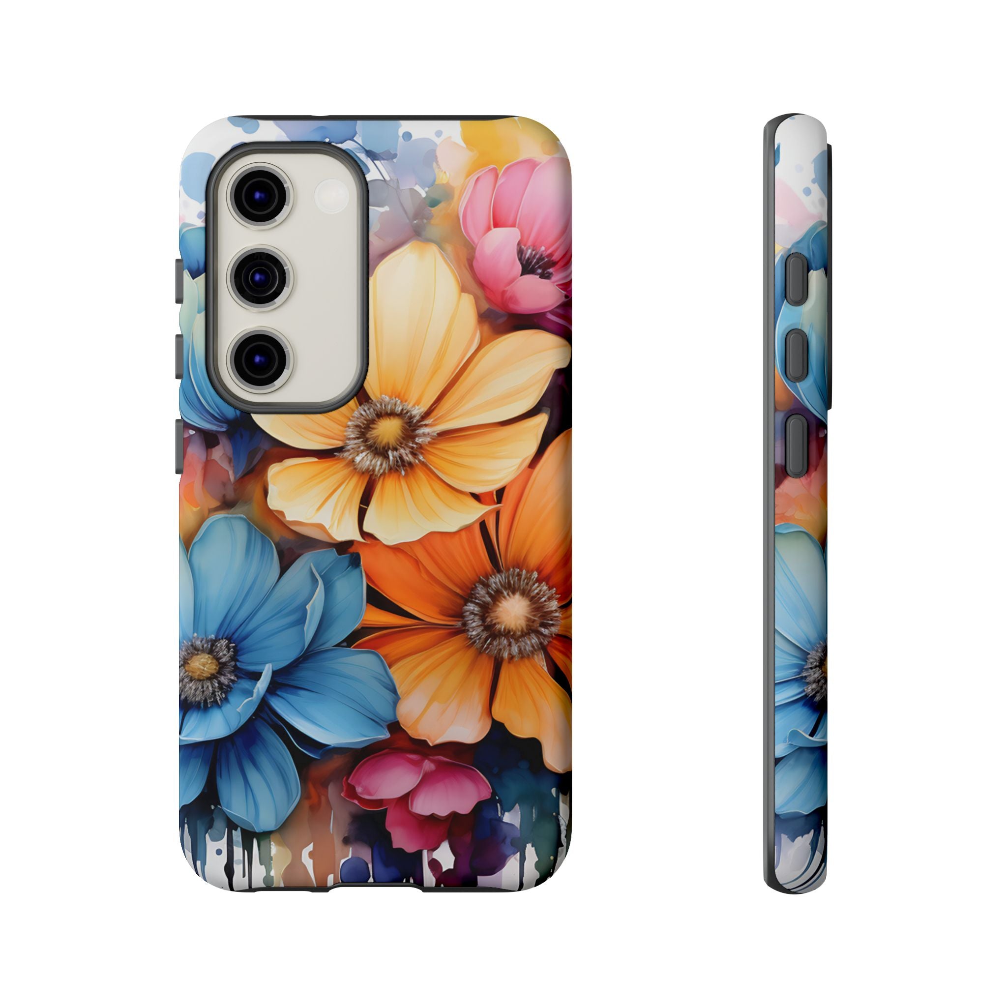 Vibrant Floral Watercolor Samsung Case