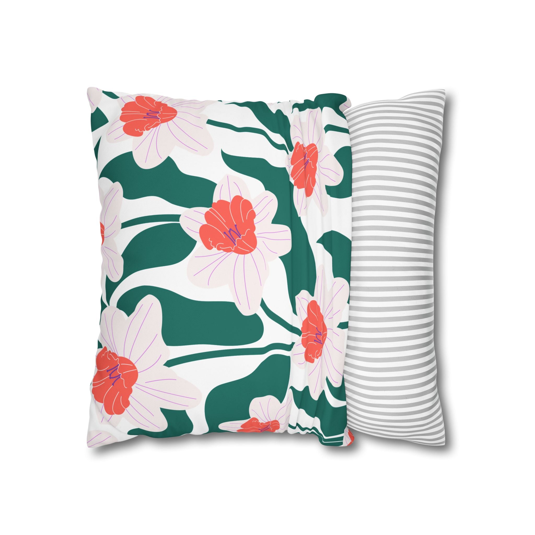 Daffodil Pillowcase - Modern Floral Design