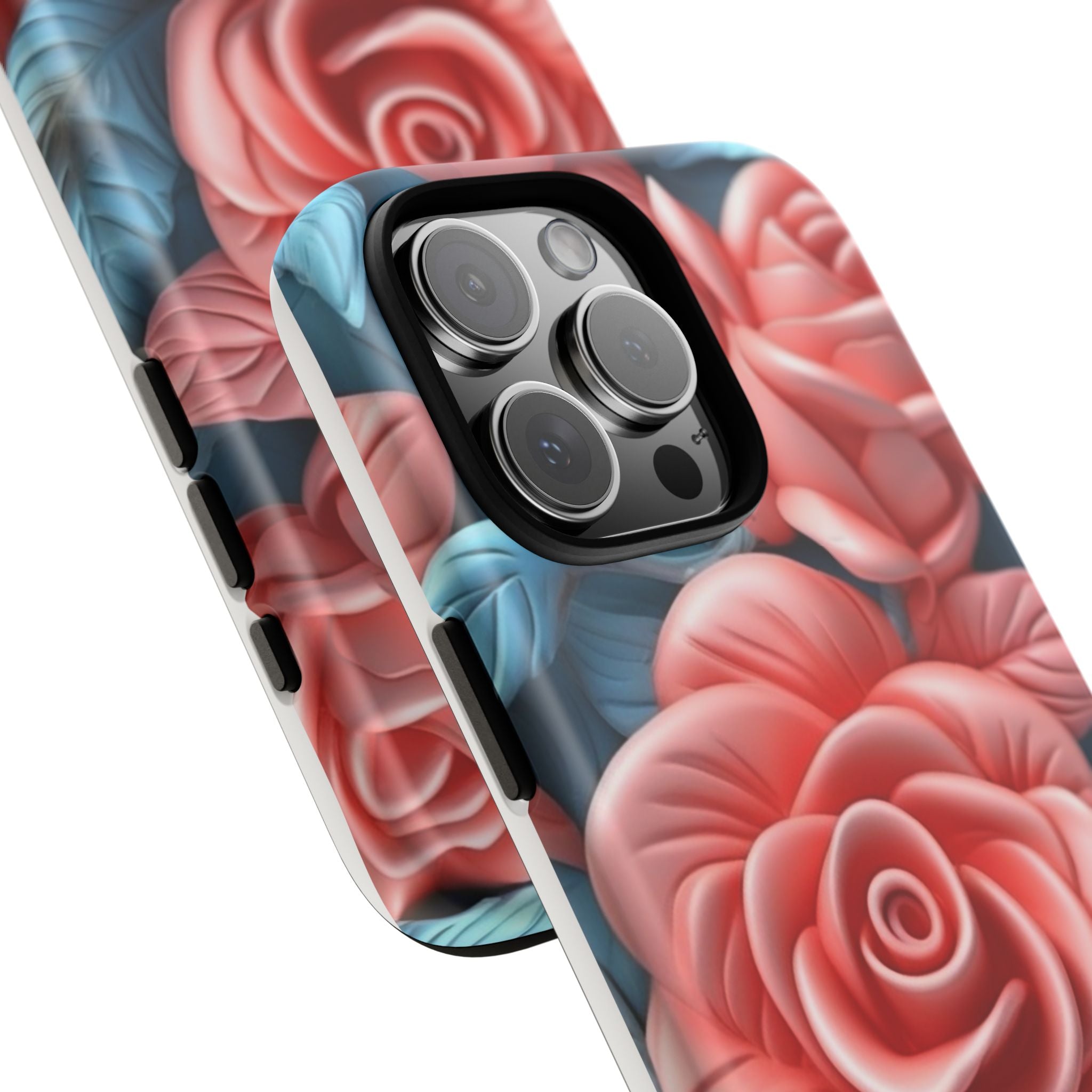 Stylized Floral iPhone Case - Hexagon Stone