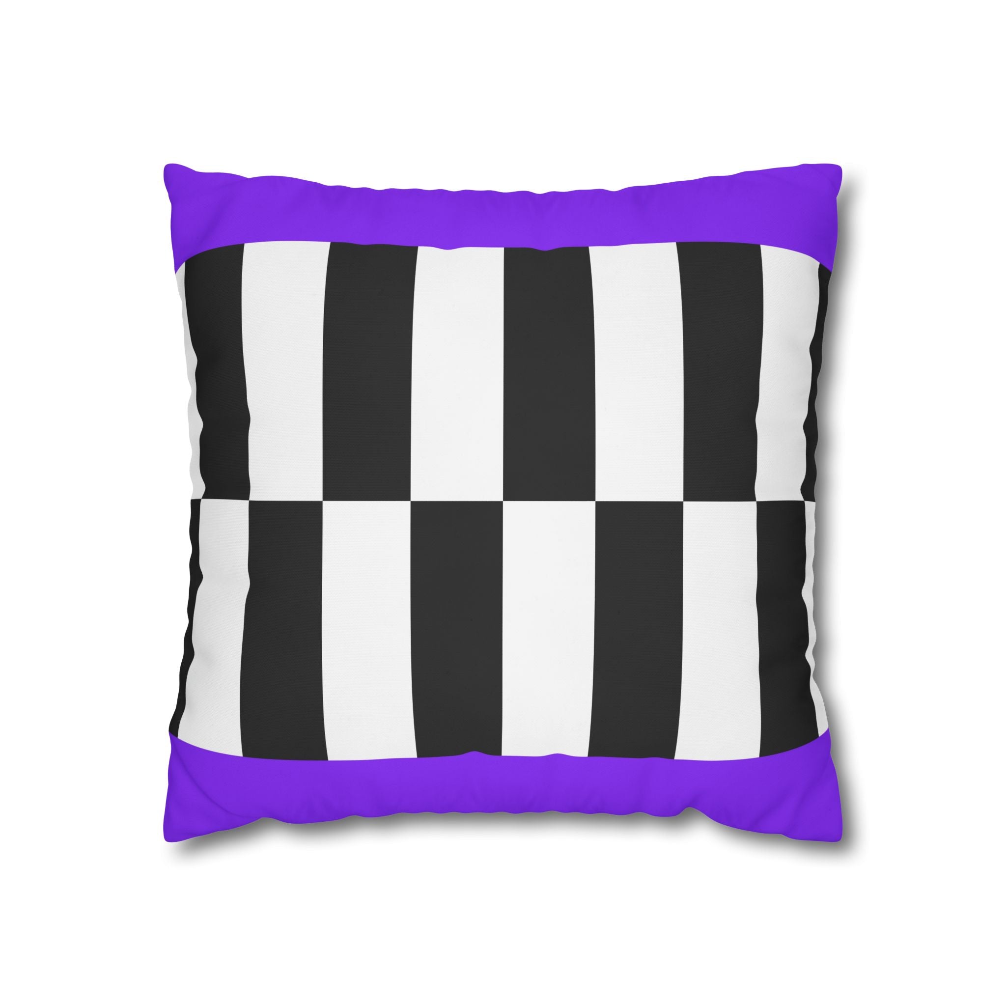 Geometric Checkerboard Pillowcase