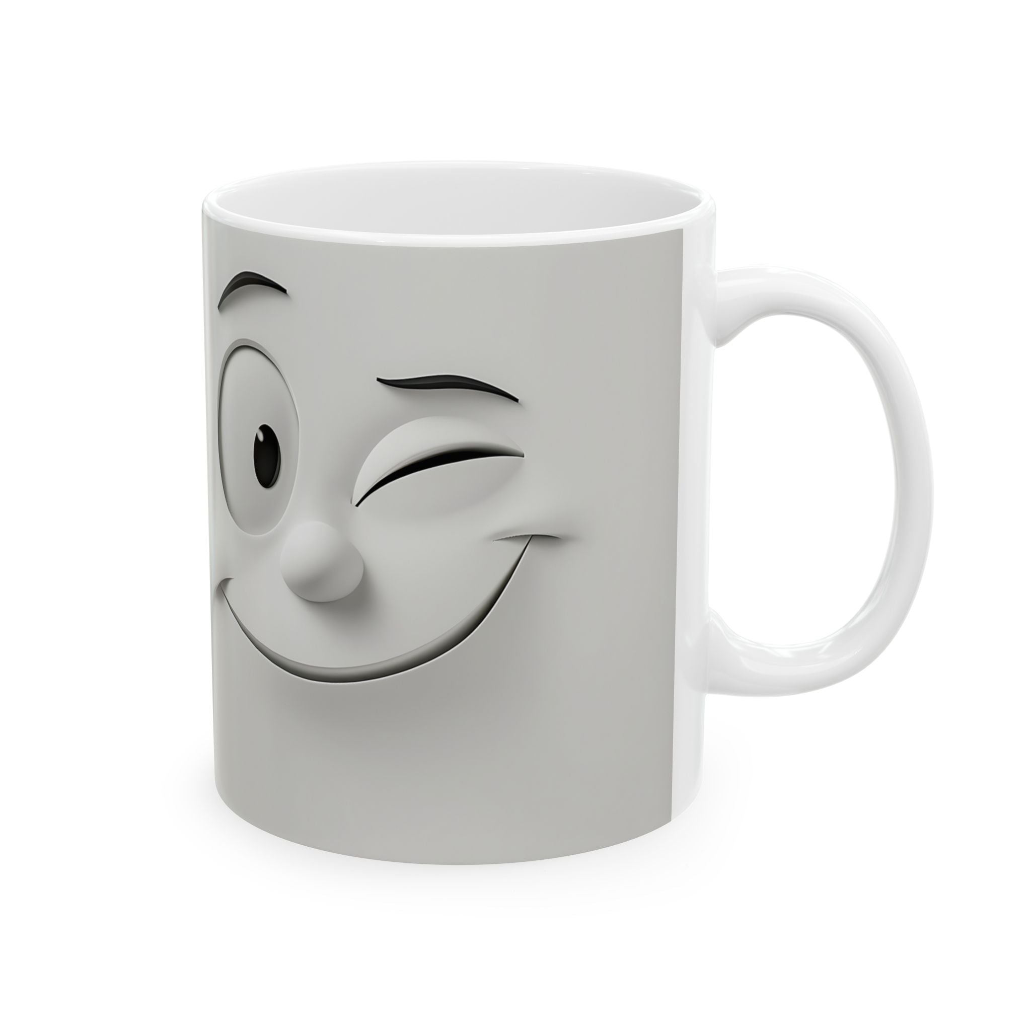 Winking Faces Cute Mug - Coffee Tea Cup