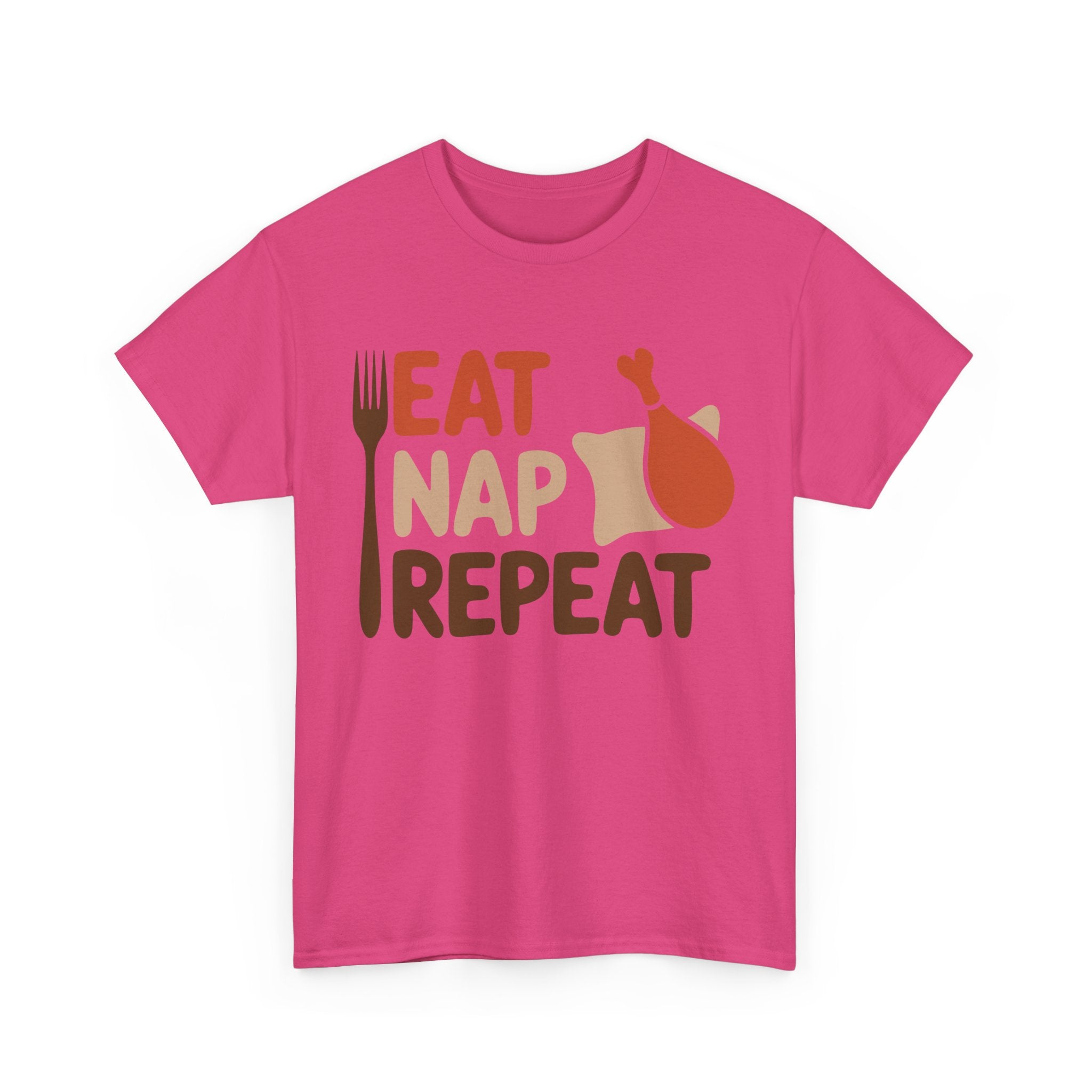 Eat Nap Repeat Thanksgiving T-Shirt