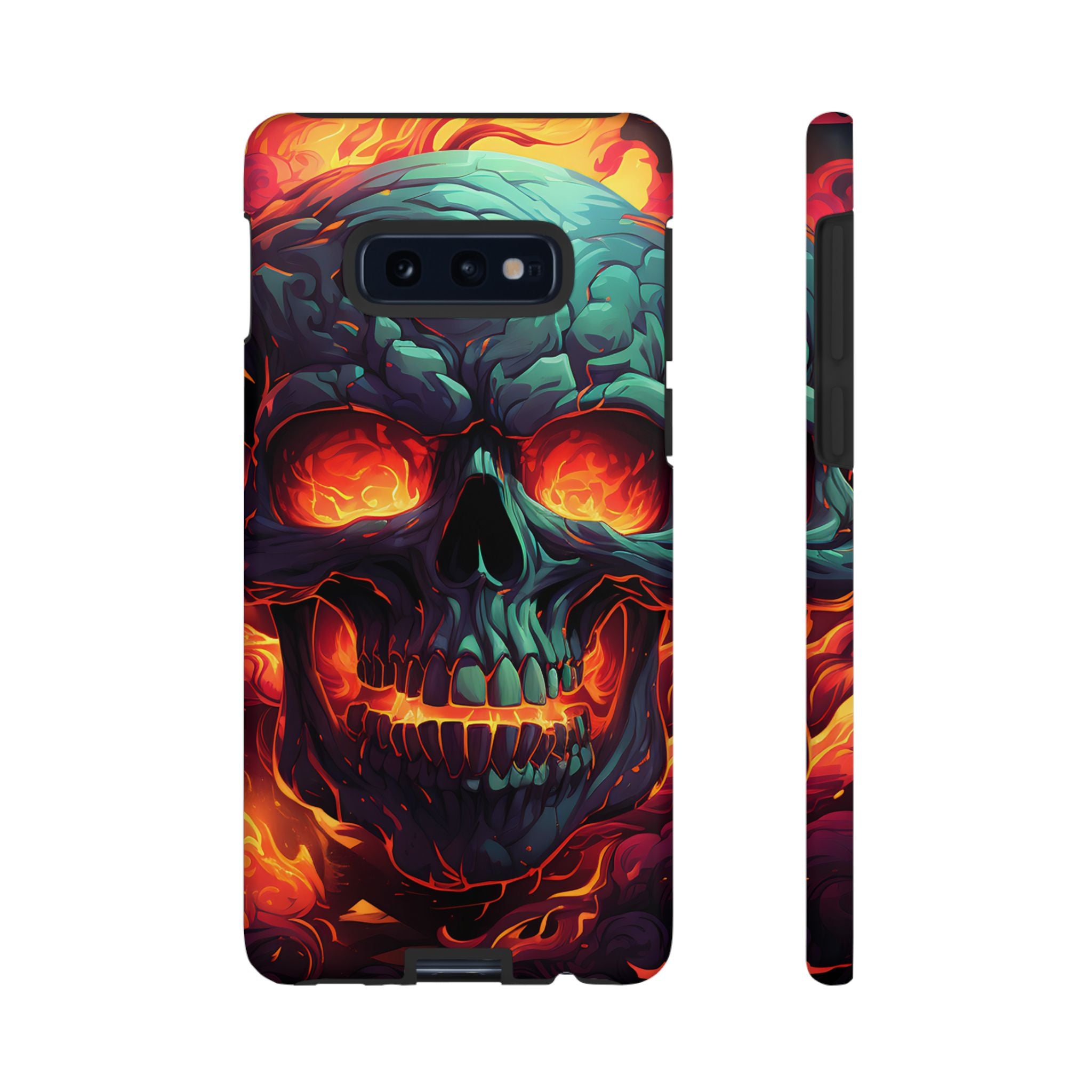 Fiery Skull Samsung Phone Case