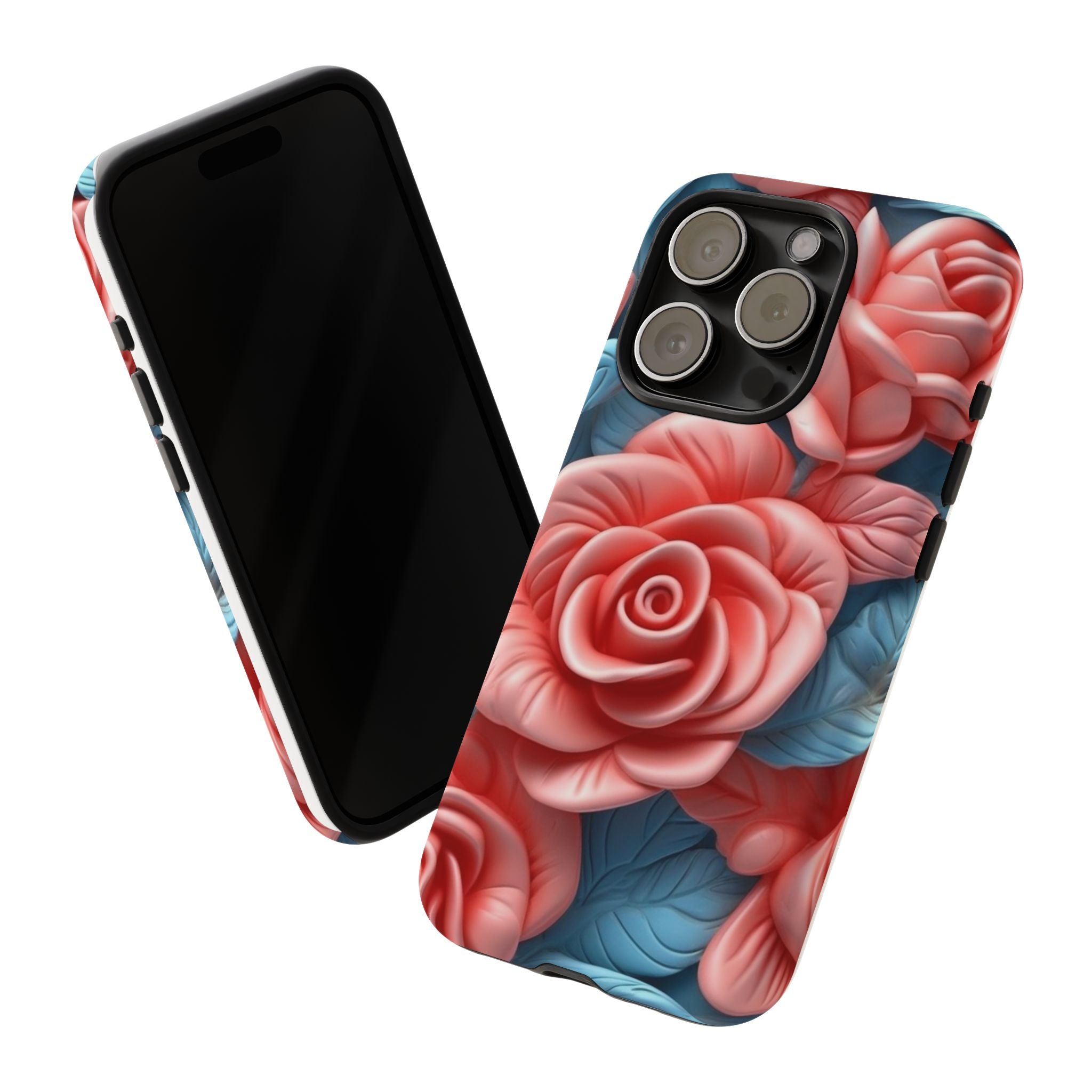 Stylized Floral iPhone Case - Hexagon Stone