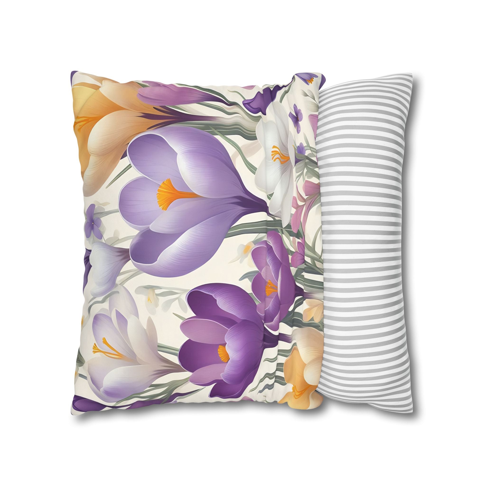 Floral Crocus Pillowcase - Botanical Bloom