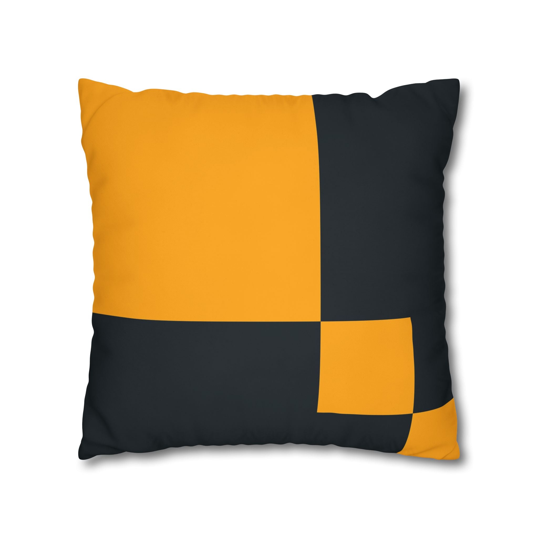 Navy & Gold Abstract Art Pillowcase