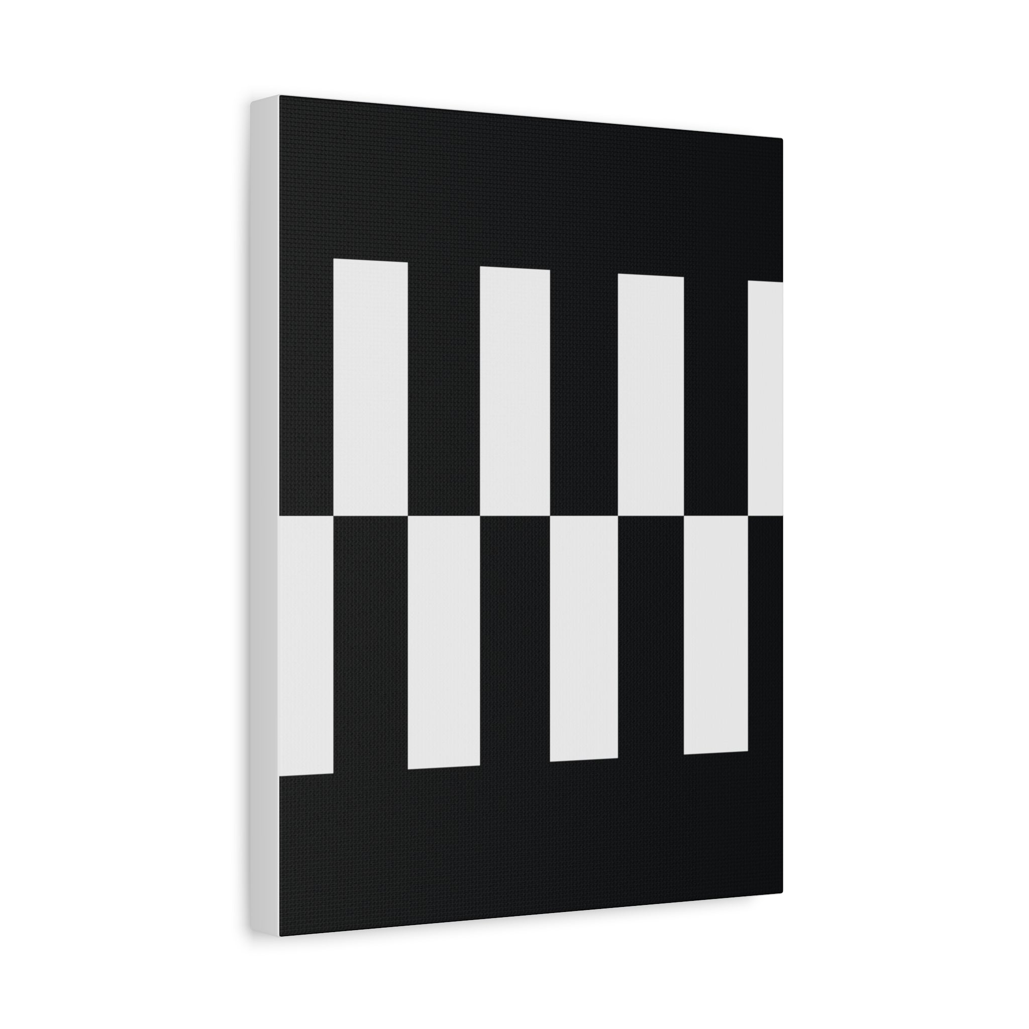 Classic Checkerboard Matte Canvas Art