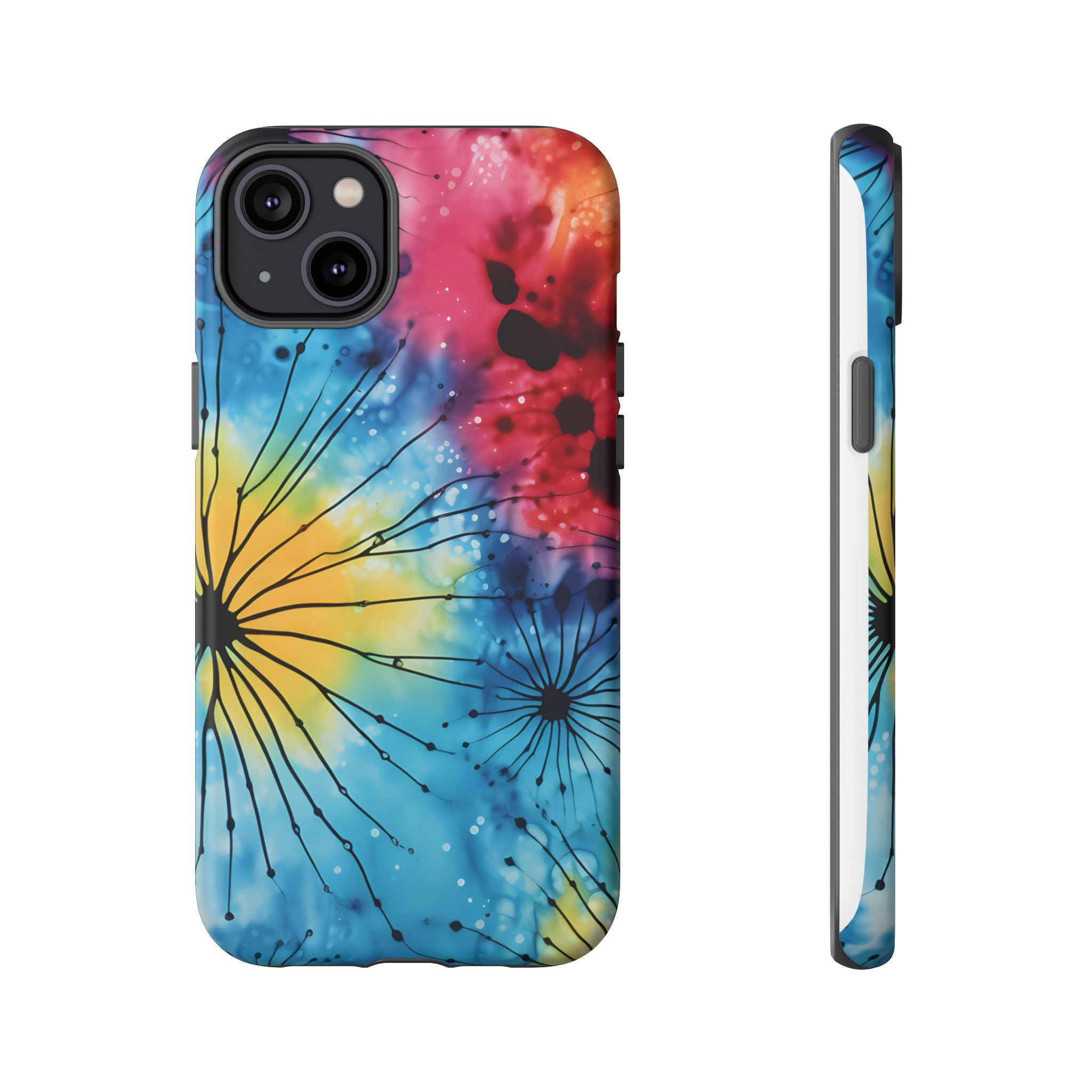 Cosmic Bloom Hexagon Stone iPhone Case