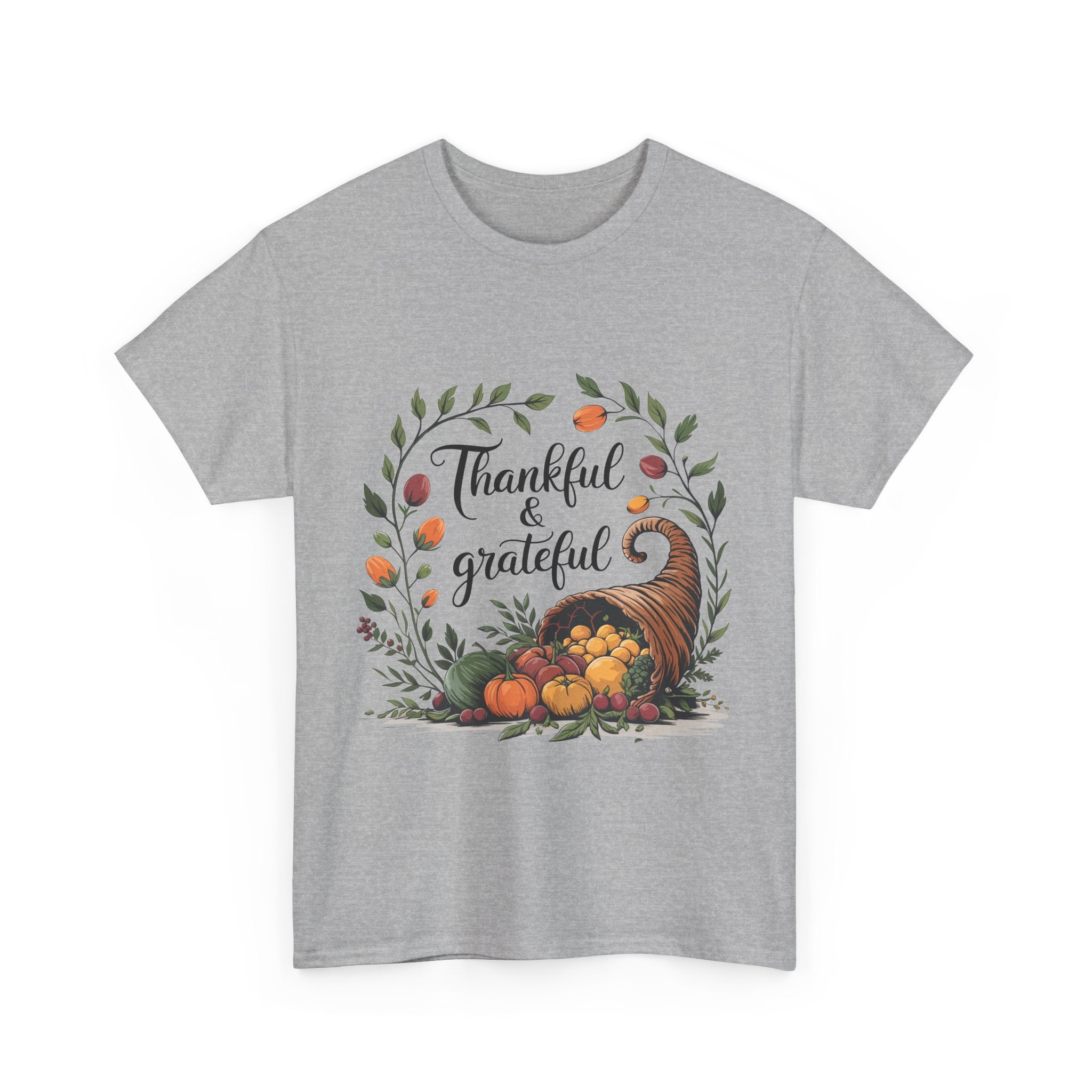 Thankful & Grateful Thanksgiving T-Shirt