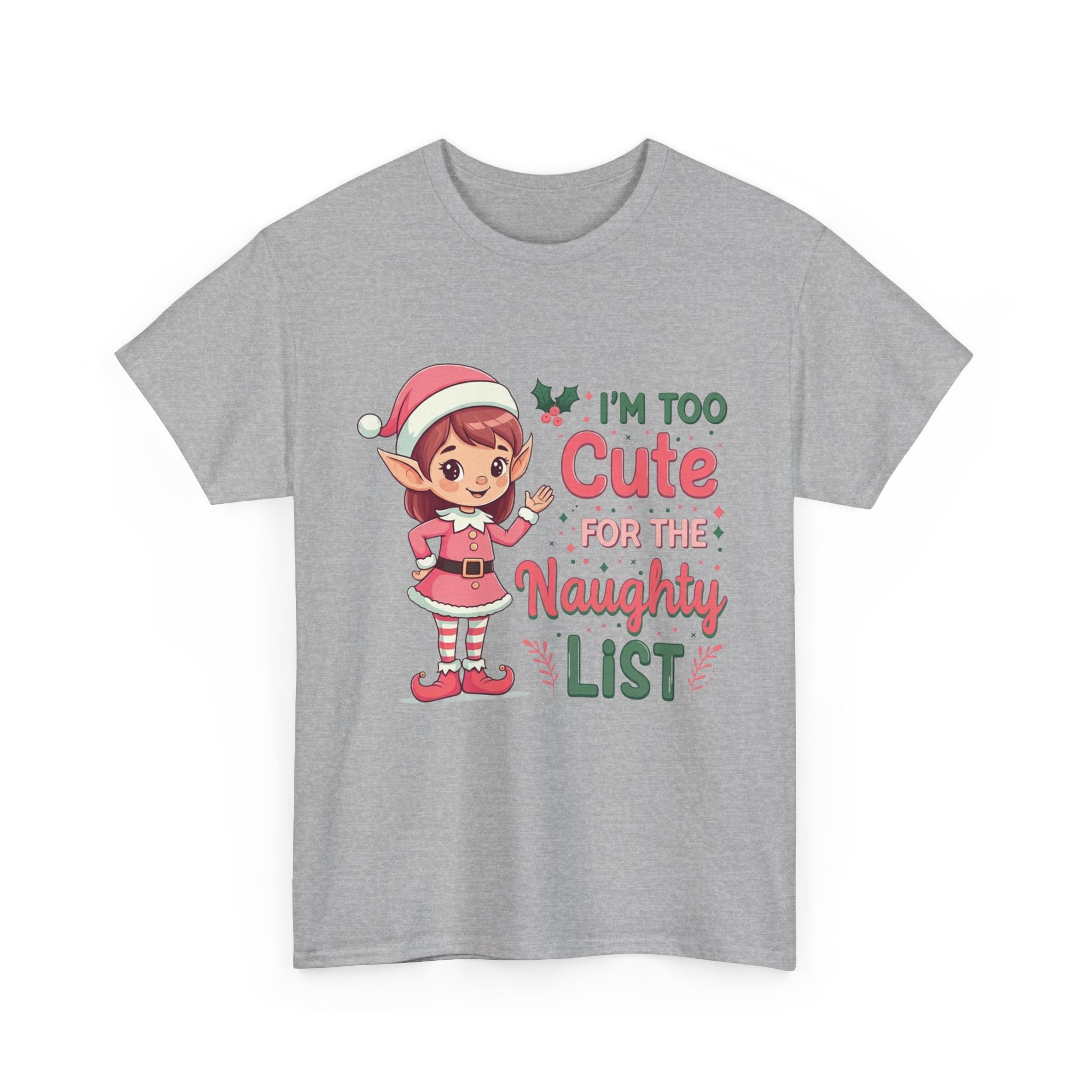 Too Cute Elf Christmas T-Shirt